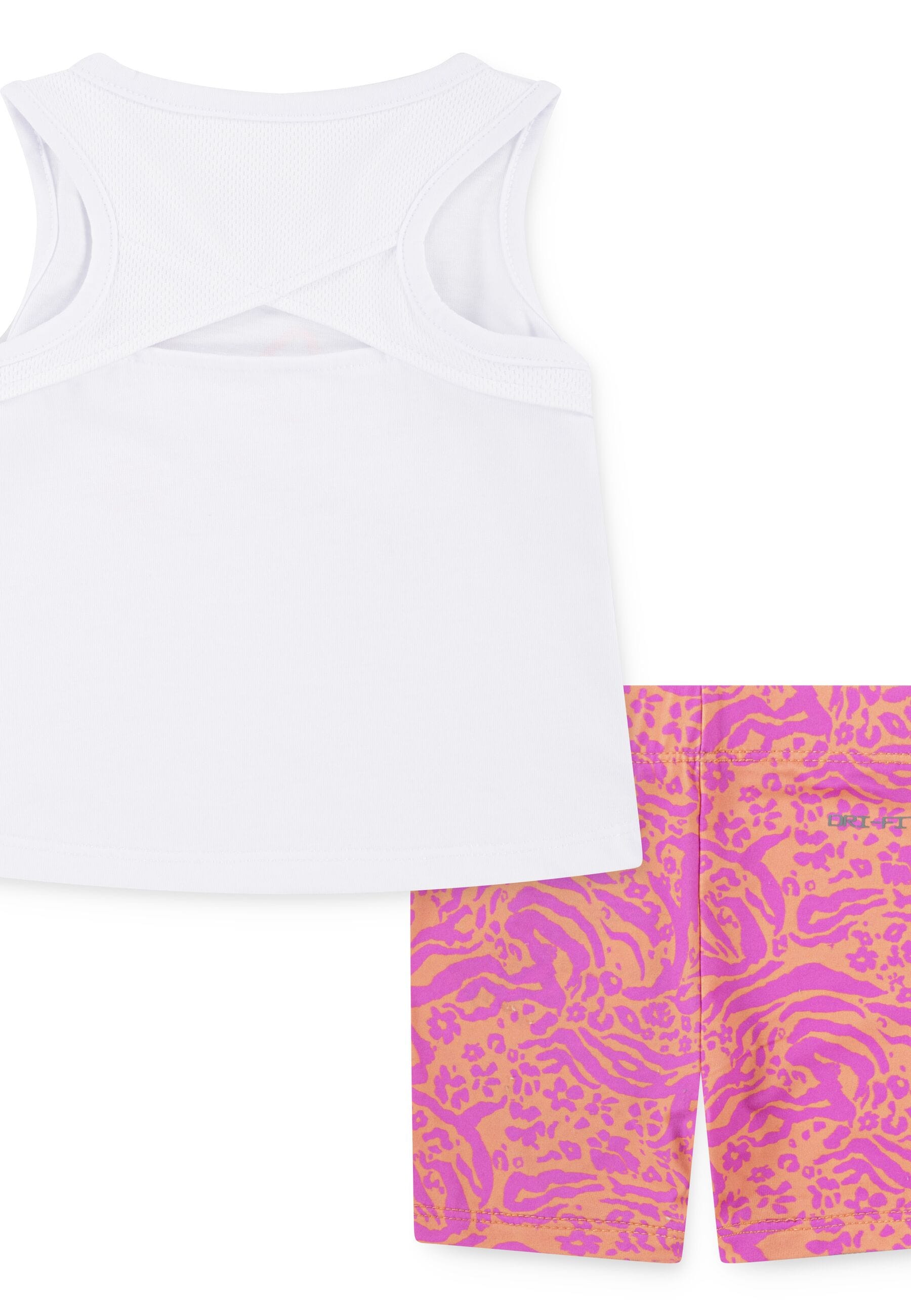 Nike Sportswear Top & Shorts »NKG WILD FLOWER AOP BIKE SHORT«, für Kinder
