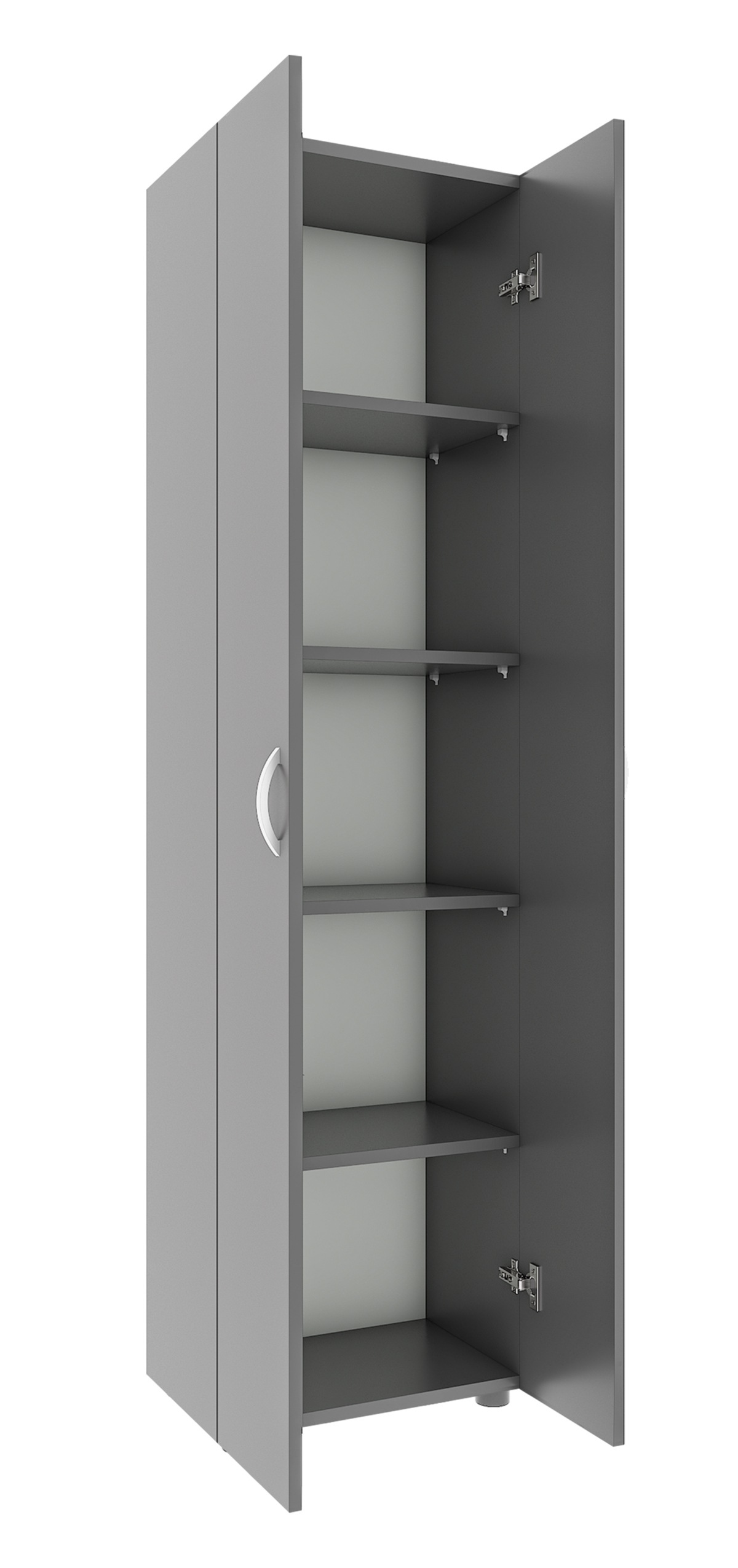 VCM Aktenschrank »VCM Büroschrank mit 5 Fächern | moderner Aktenschrank mit Drehtüren | Maße ca. H. 178 x B. 49 x T. 34 cm ¿ Ulas 5-Fach«, (1 St.)