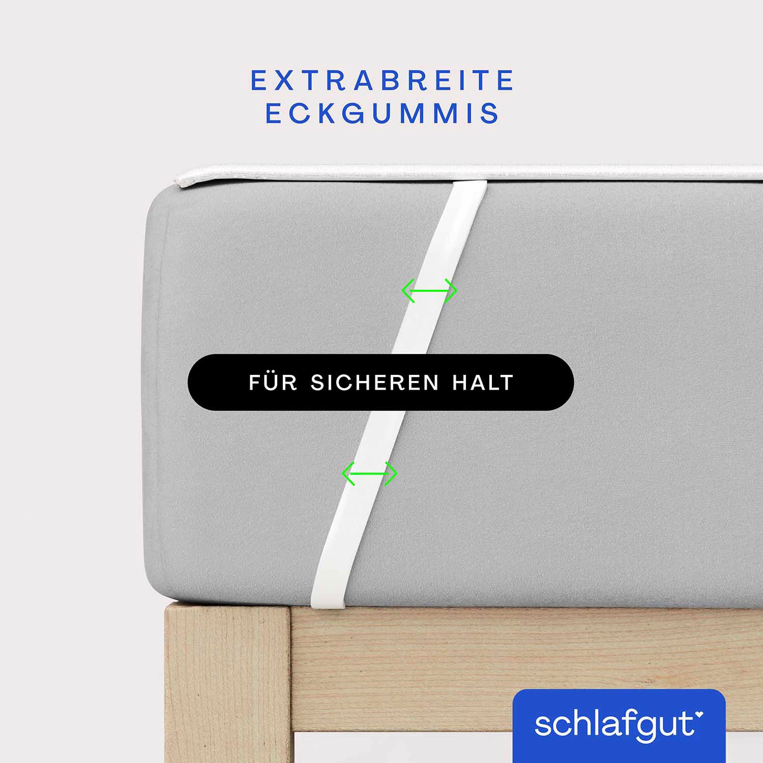 Schlafgut Matratzenauflage »Baselayer Matratzenschutz Light«, mit Eckgummis