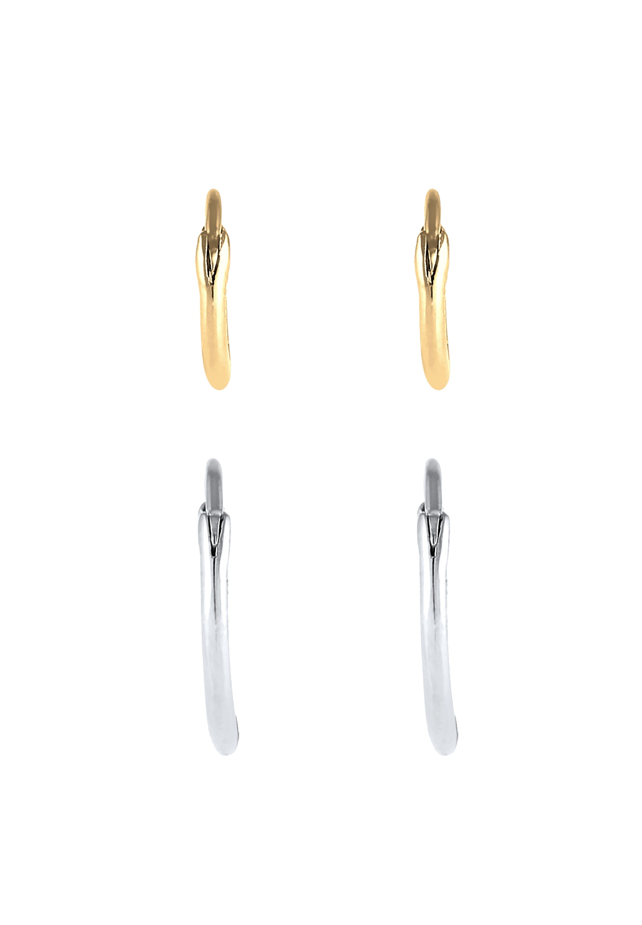 Elli Ohrstecker-Set »Ohrringe Creolen 2er Set 925 Sterling Silber«