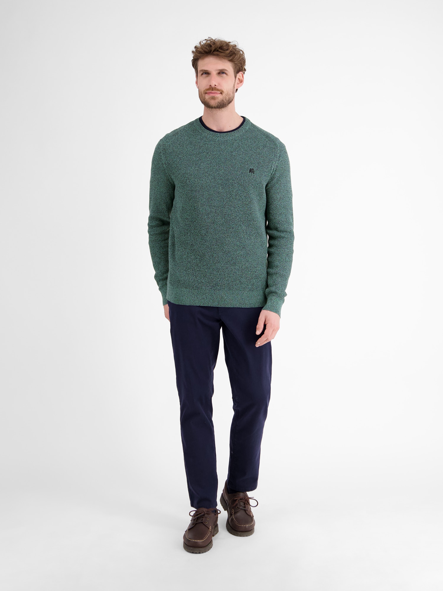 LERROS Strickpullover »LERROS Herren Strickpullover in Strukturqualität«