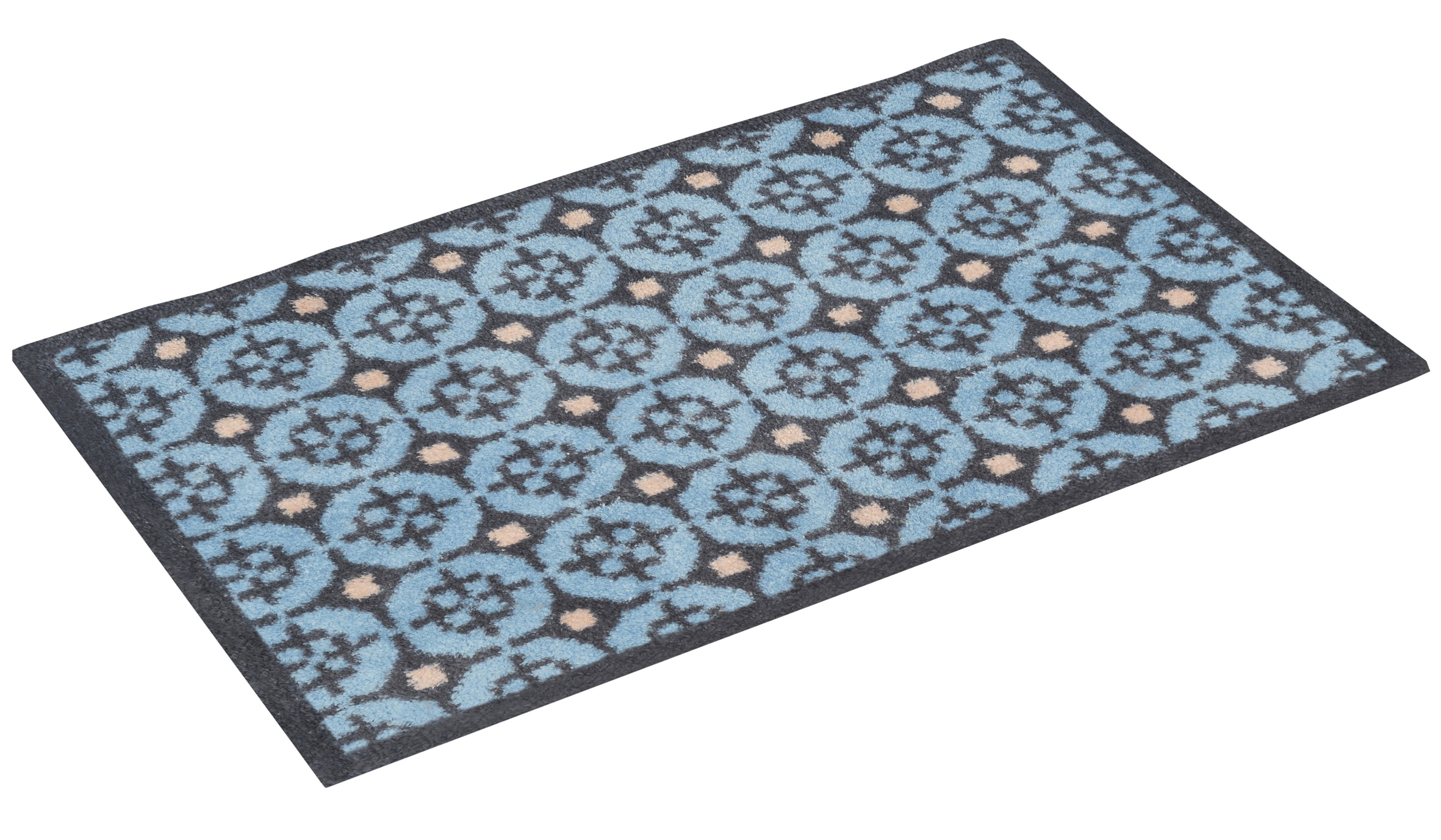 Turtle Mat Fußmatte »Parterre Blue« rechteckig 9 mm Höhe