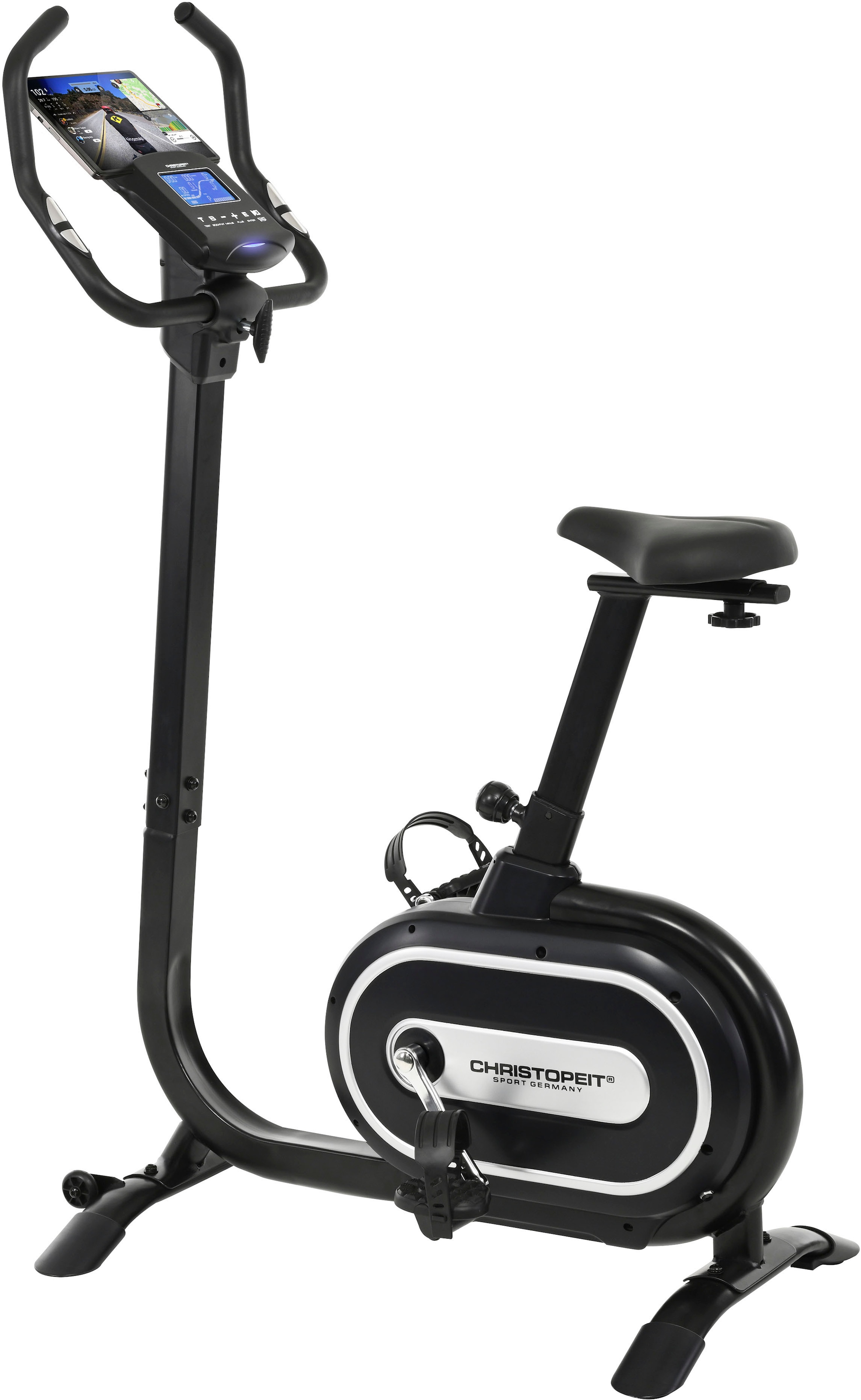 Christopeit Sport Ergometer »Ergometer ET 5.1« 120 kg max. Benutzergewicht, Fahrrad, 32 Widerstandsstufen