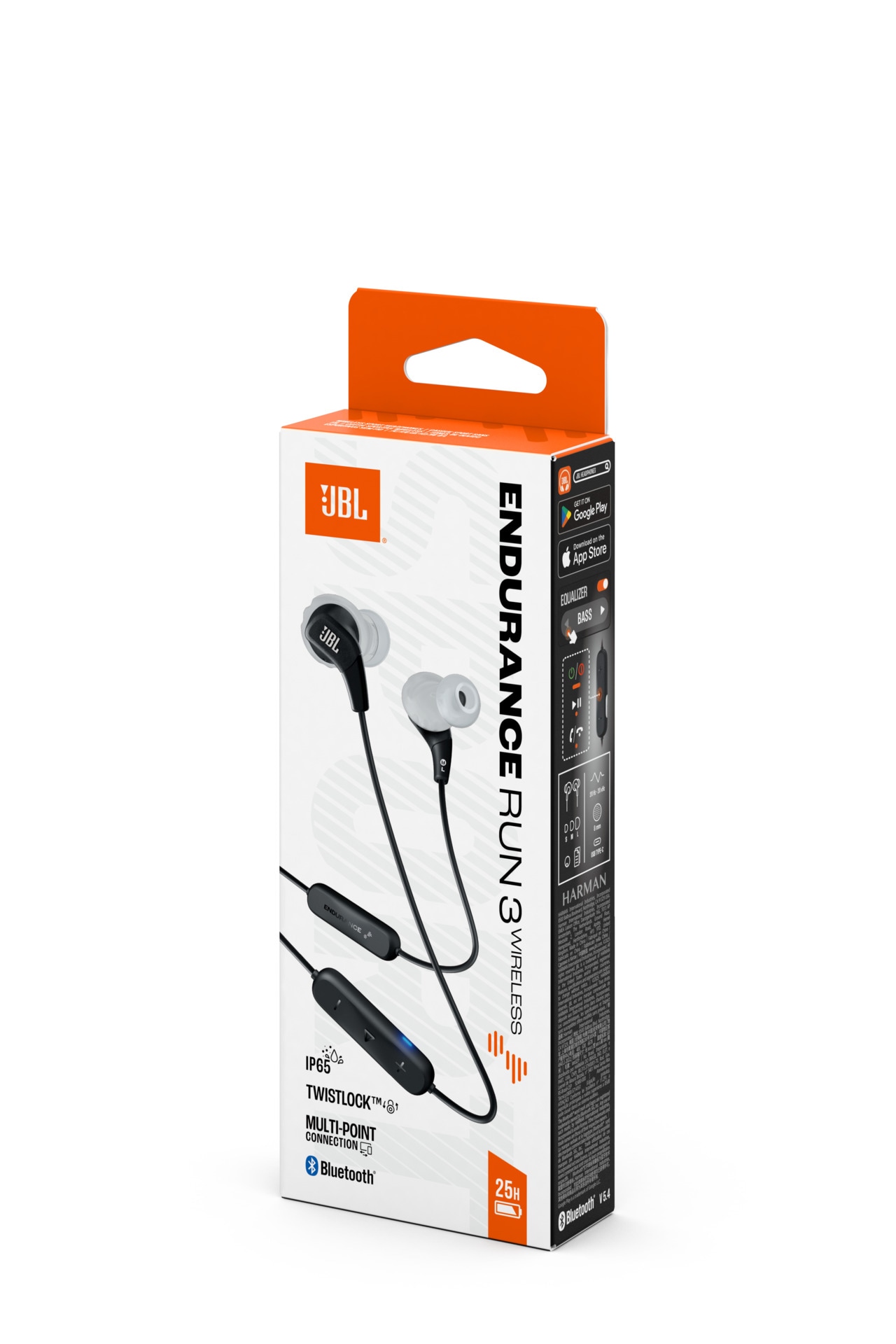 JBL wireless In-Ear-Kopfhörer »Endurance Run 3 Wireless« A2DP Bluetooth Freisprechfunktion