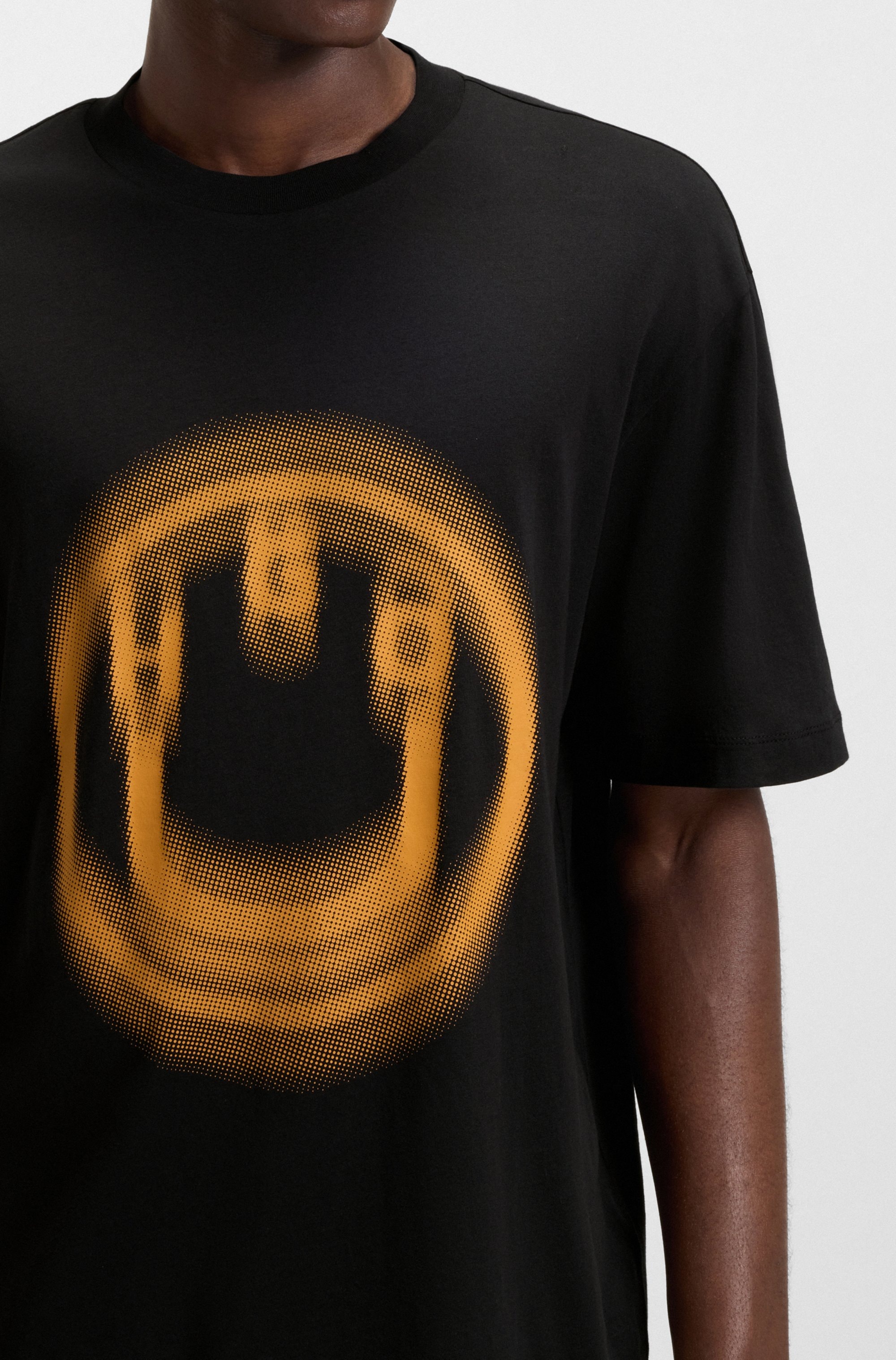 HUGO Blue T-Shirt »Nalax«, mit Logo-Druck