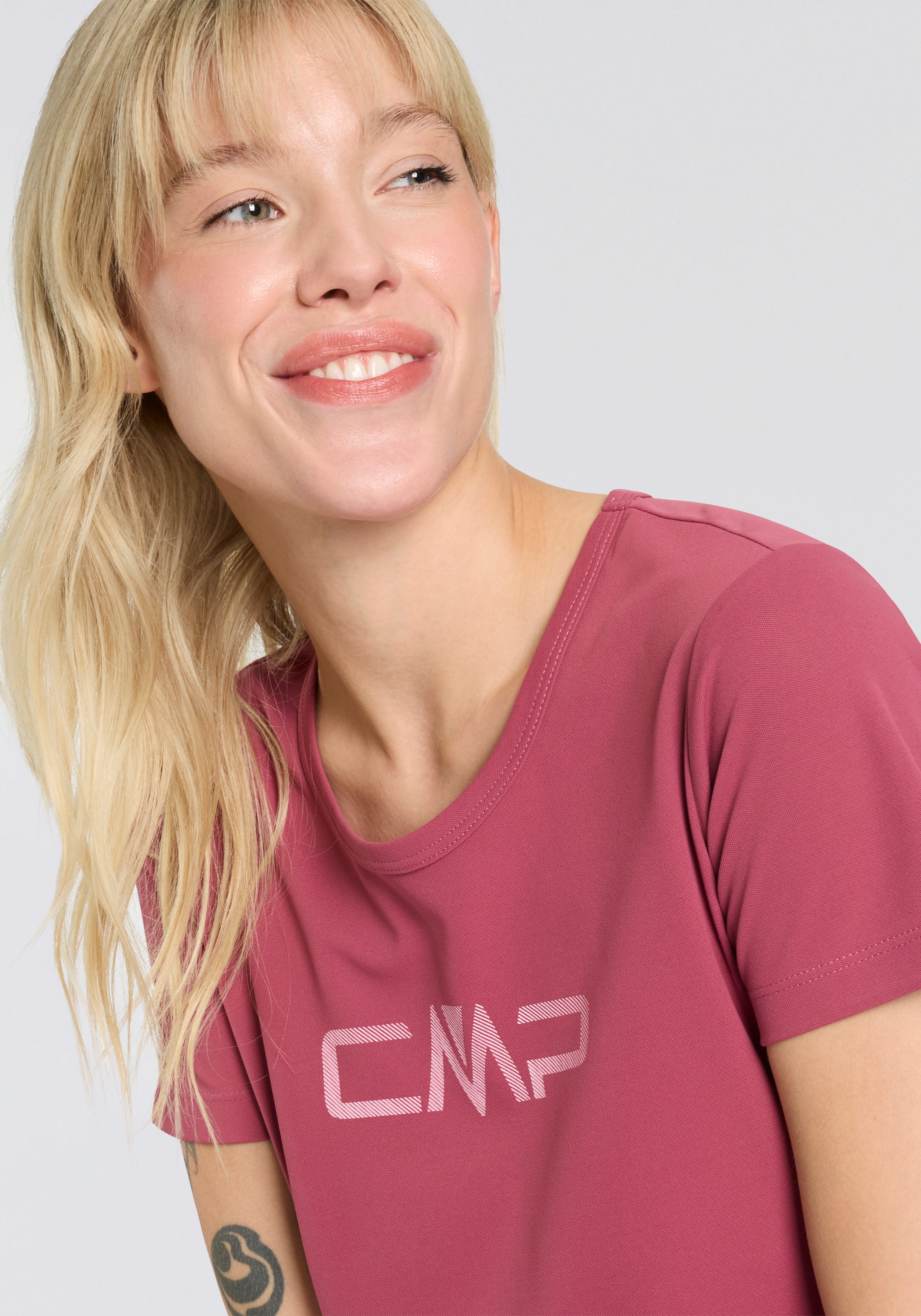 CMP Funktionsshirt »WOMAN CO T-SHIRT«, (1 tlg.), Schnell trocknend & Atmungsaktiv