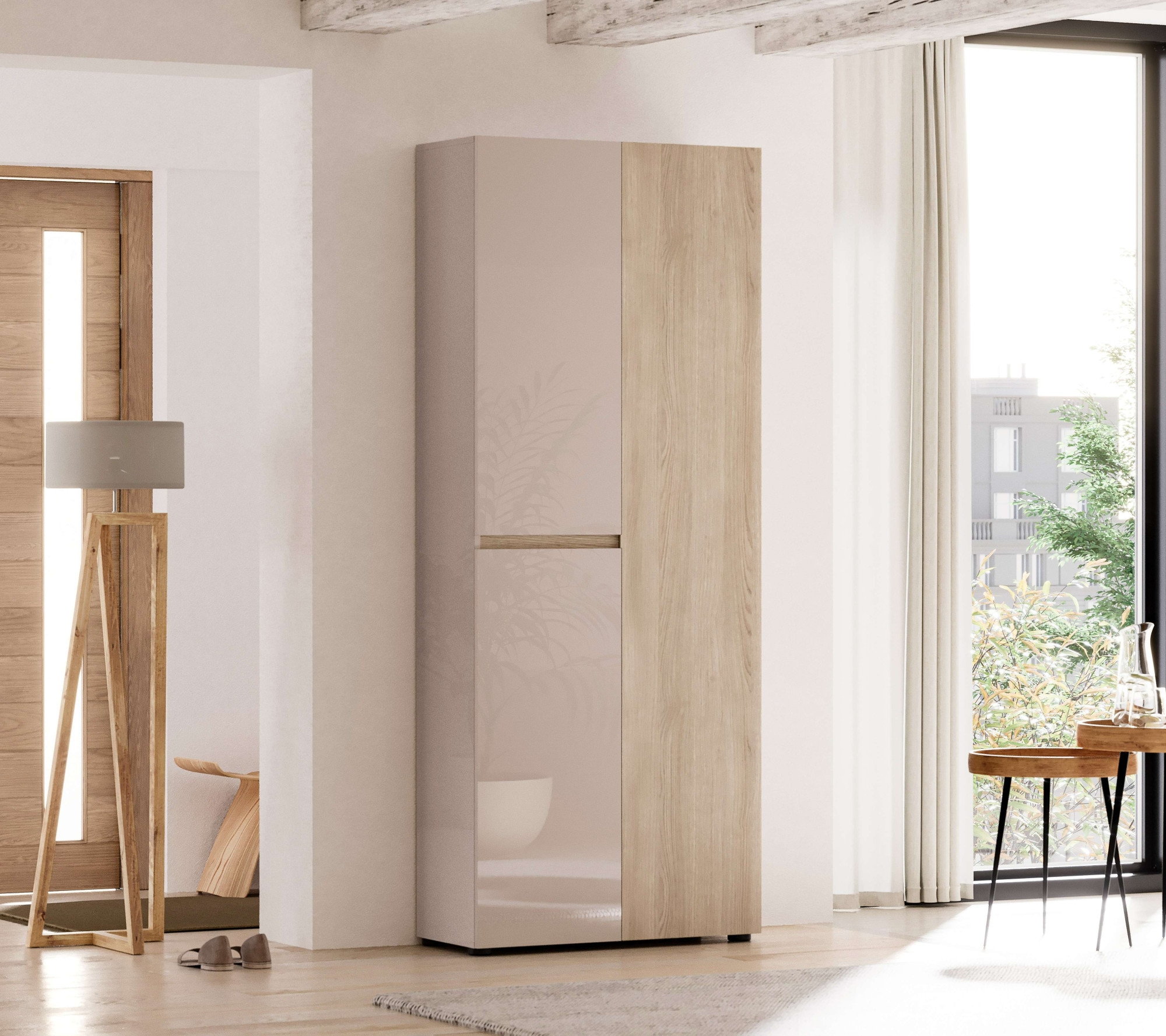 Home affaire Schuhschrank »LADY, Schuhkommode,Schuhmöbel,Schuhablage,Schuhregal« 10 Einlegeböden,12 Fächer,ca. 36 Paar Schuhe-Maße: B/T/H:80x34x200 cm