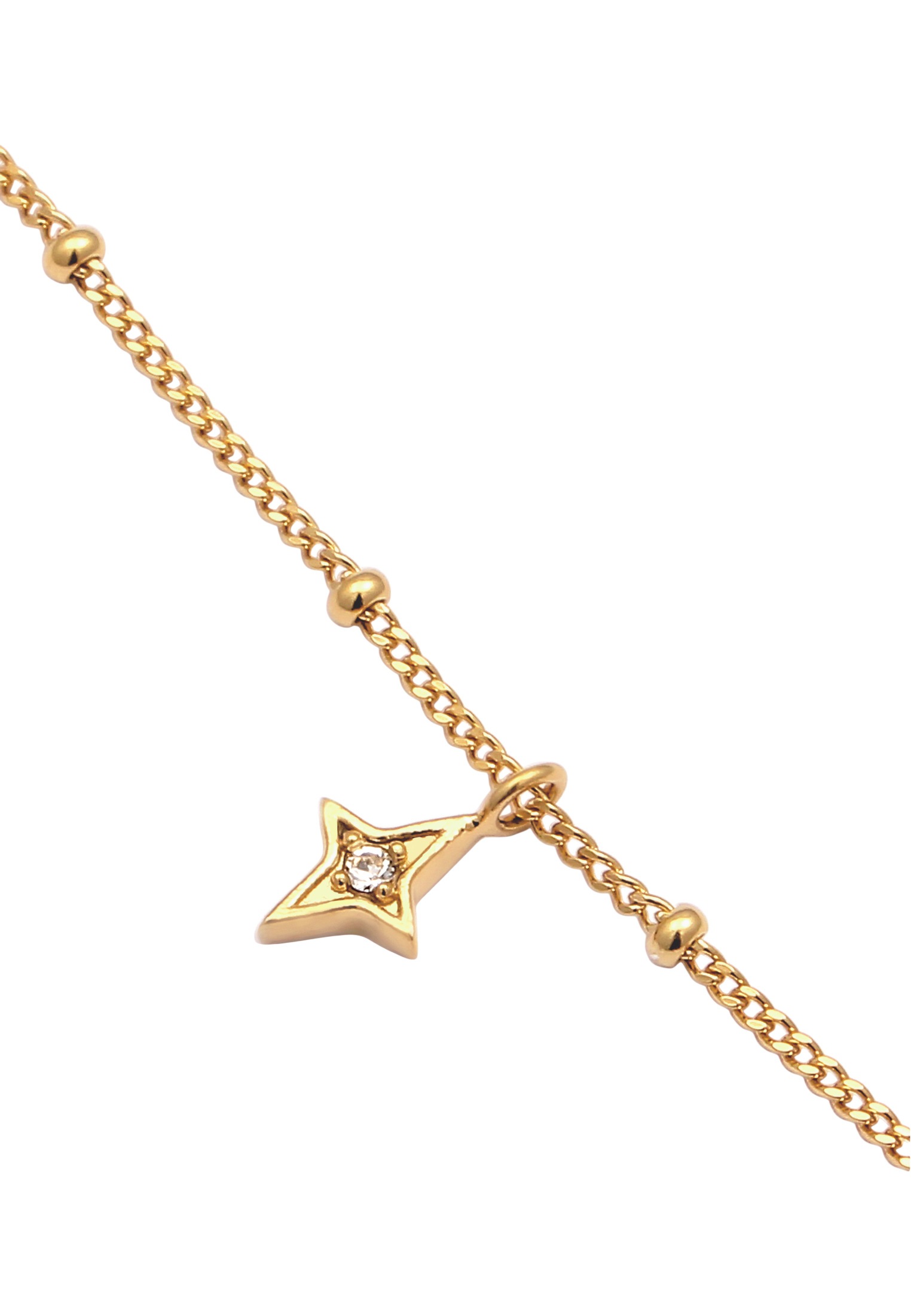 Elli Armkette »Armband Stern Weiß 925 Sterling Silber, mit Kristallen von Swarovski®«