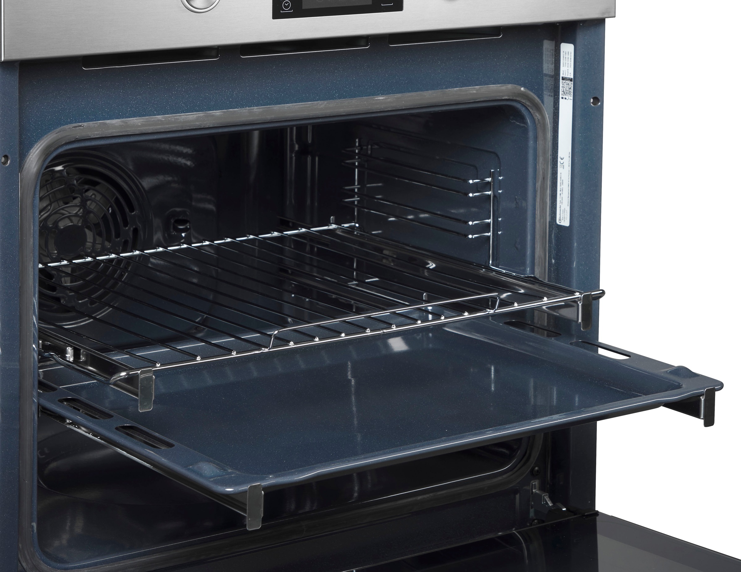 BAUKNECHT Backofen-Set »BAR2 KH8V2 IN«, mit 2-fach-Teleskopauszug, Hydrolyse, PowerHeißluft