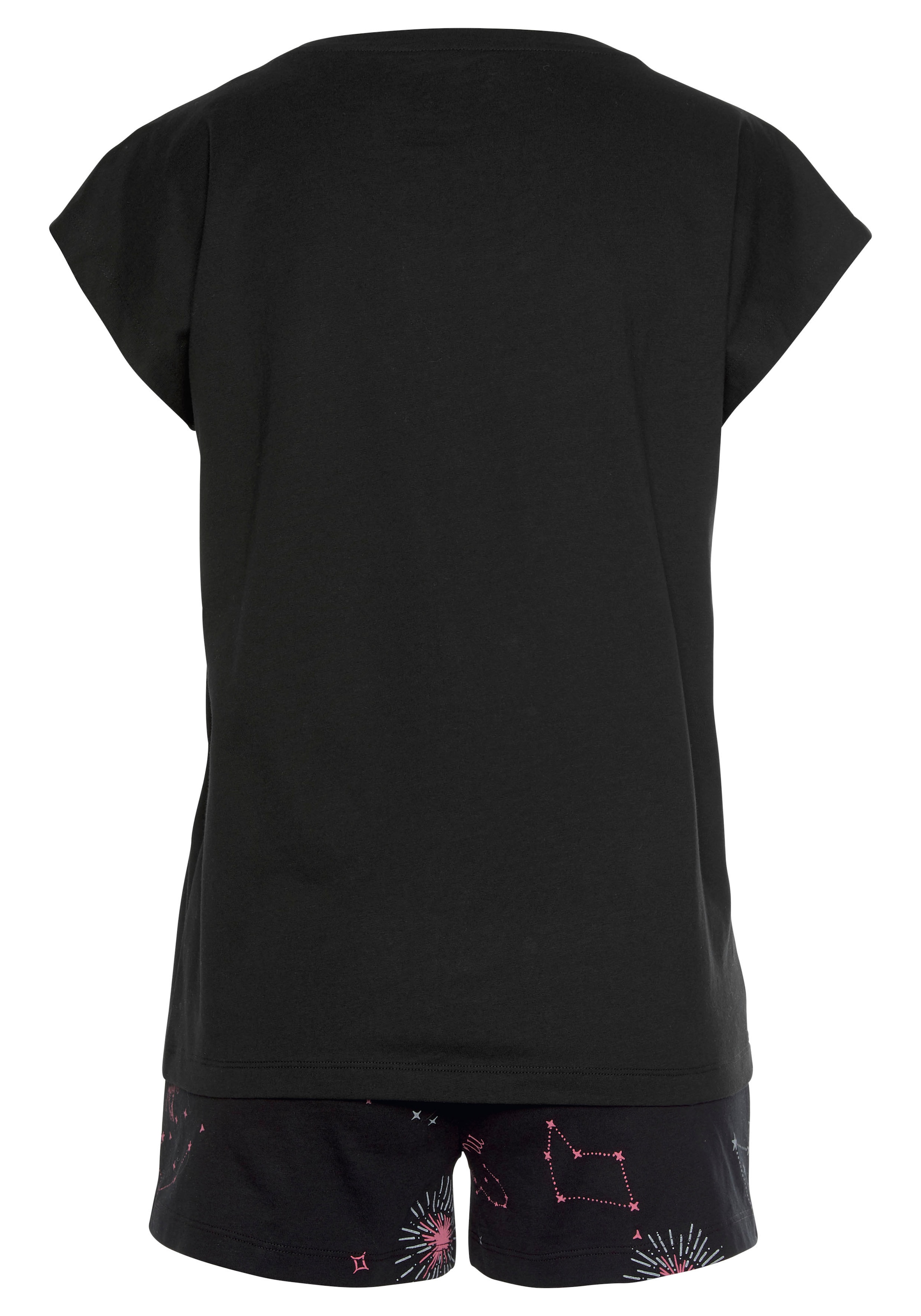 Vivance Dreams Shorty, (2 tlg.), mit Galaxy-Muster