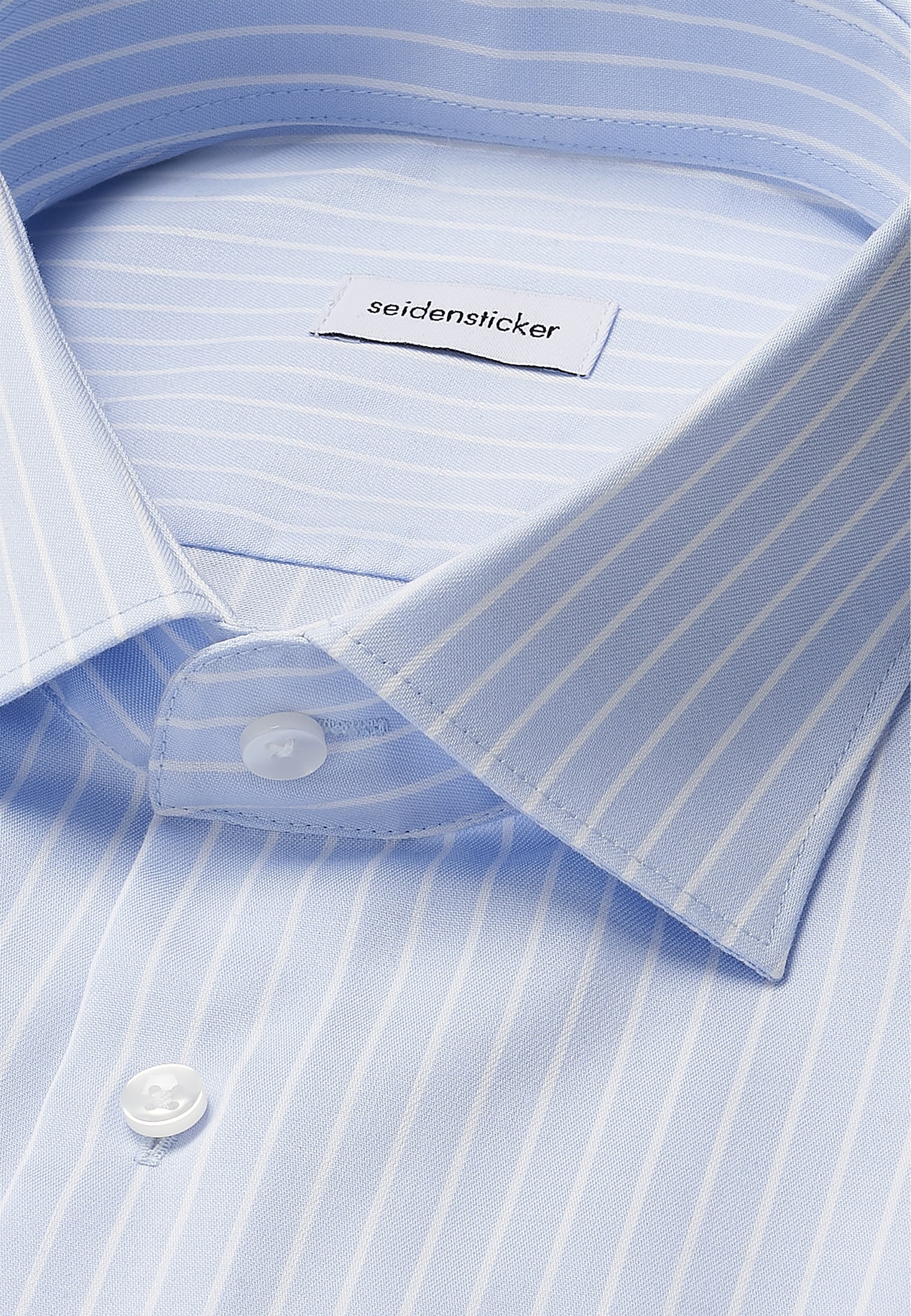 seidensticker Businesshemd »Schwarze Rose«, Shaped 1/1 Kentkragen Gestreift