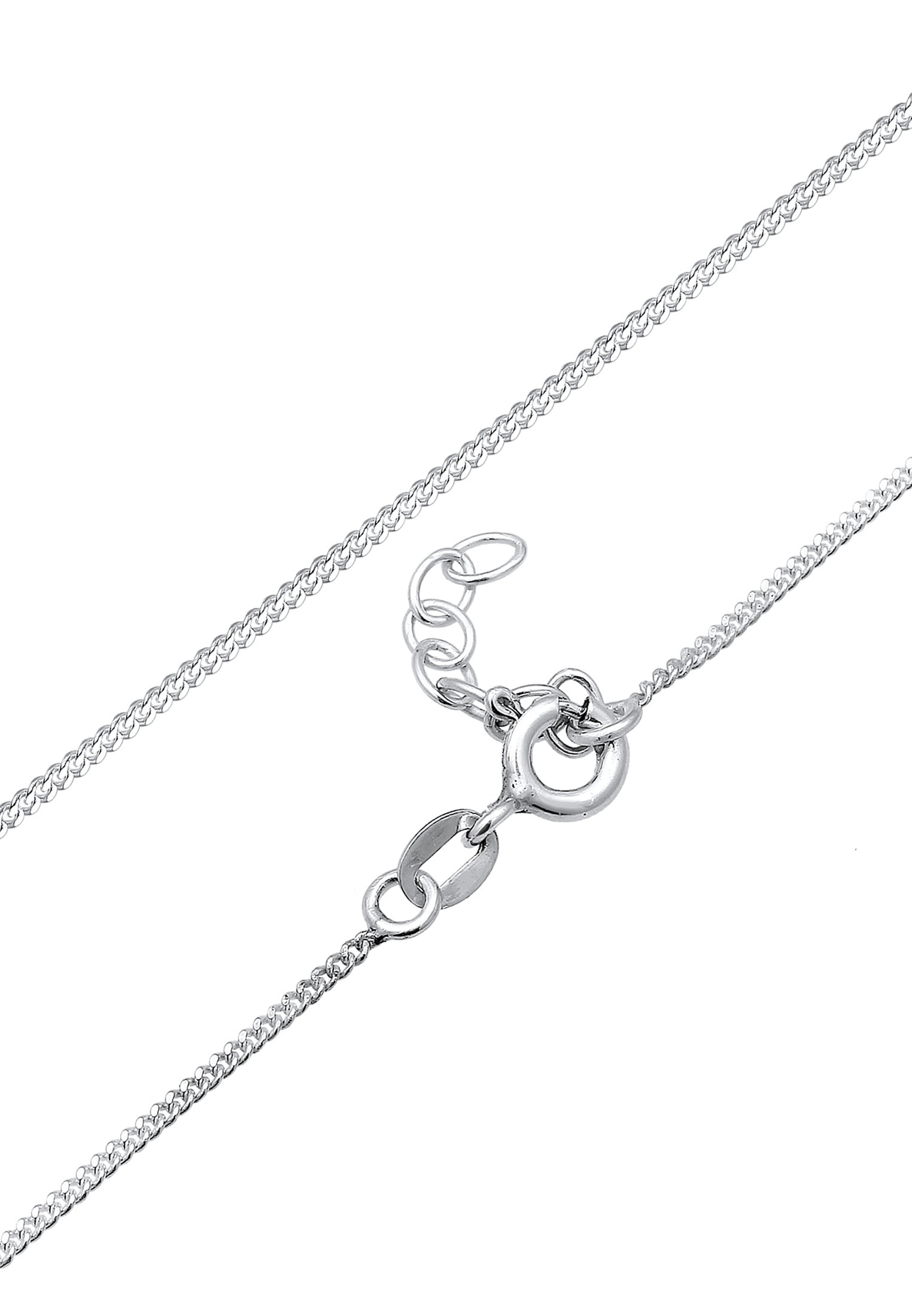 Elli Silberkette »Halskette Rnntier Hirsch Glas Kristalle Rot 925 Sterling Silber«
