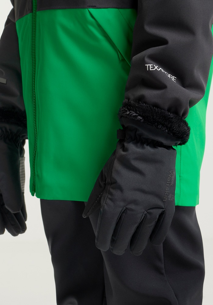 Jack Wolfskin Fleecehandschuhe »HIGHLOFT GLOVE K« in schwarz, Größe 152