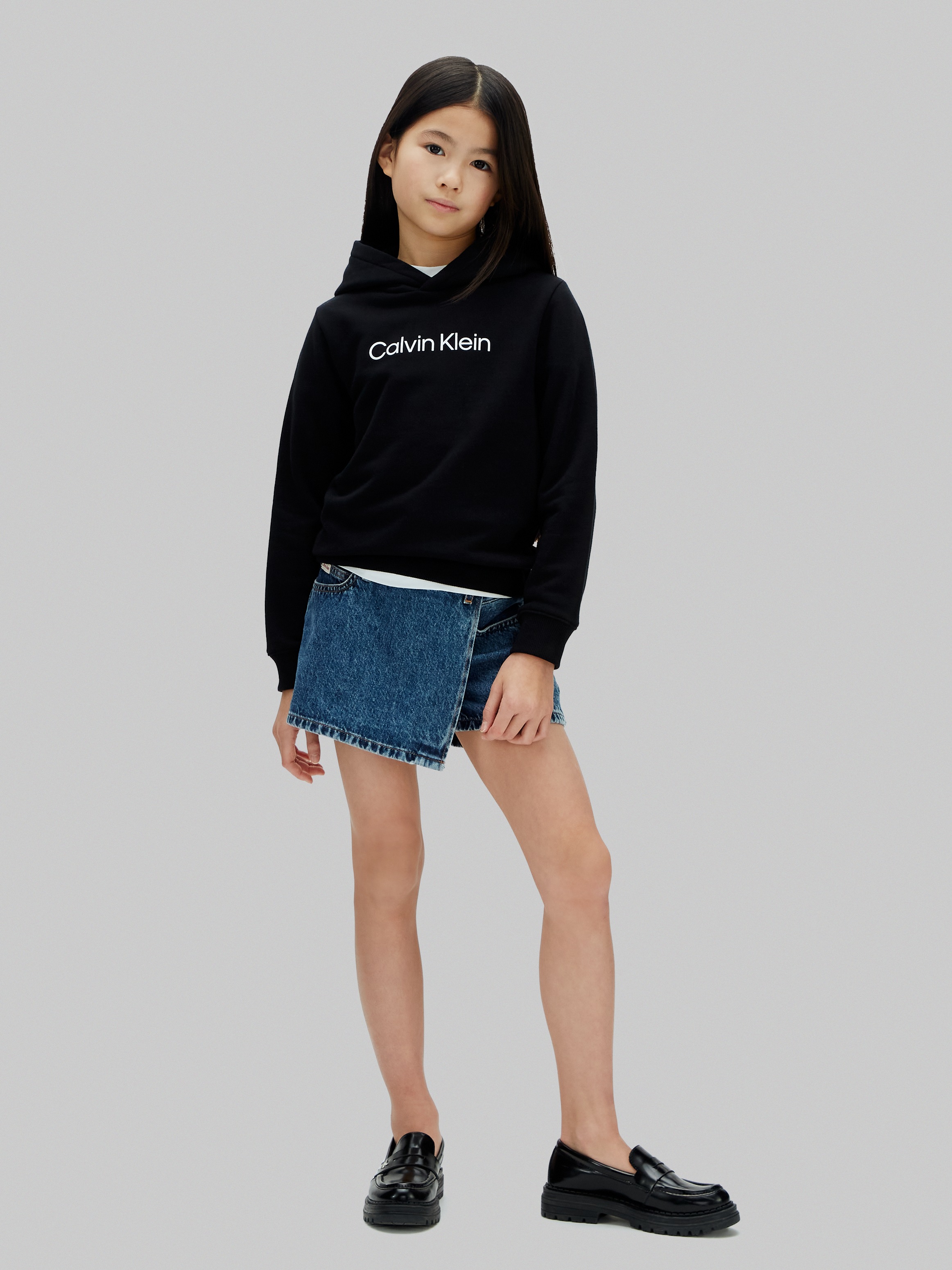 Calvin Klein Jeans Kapuzensweatshirt »LOGO HOODIE«, Regular fit für Kinder, mit Logoschriftzug
