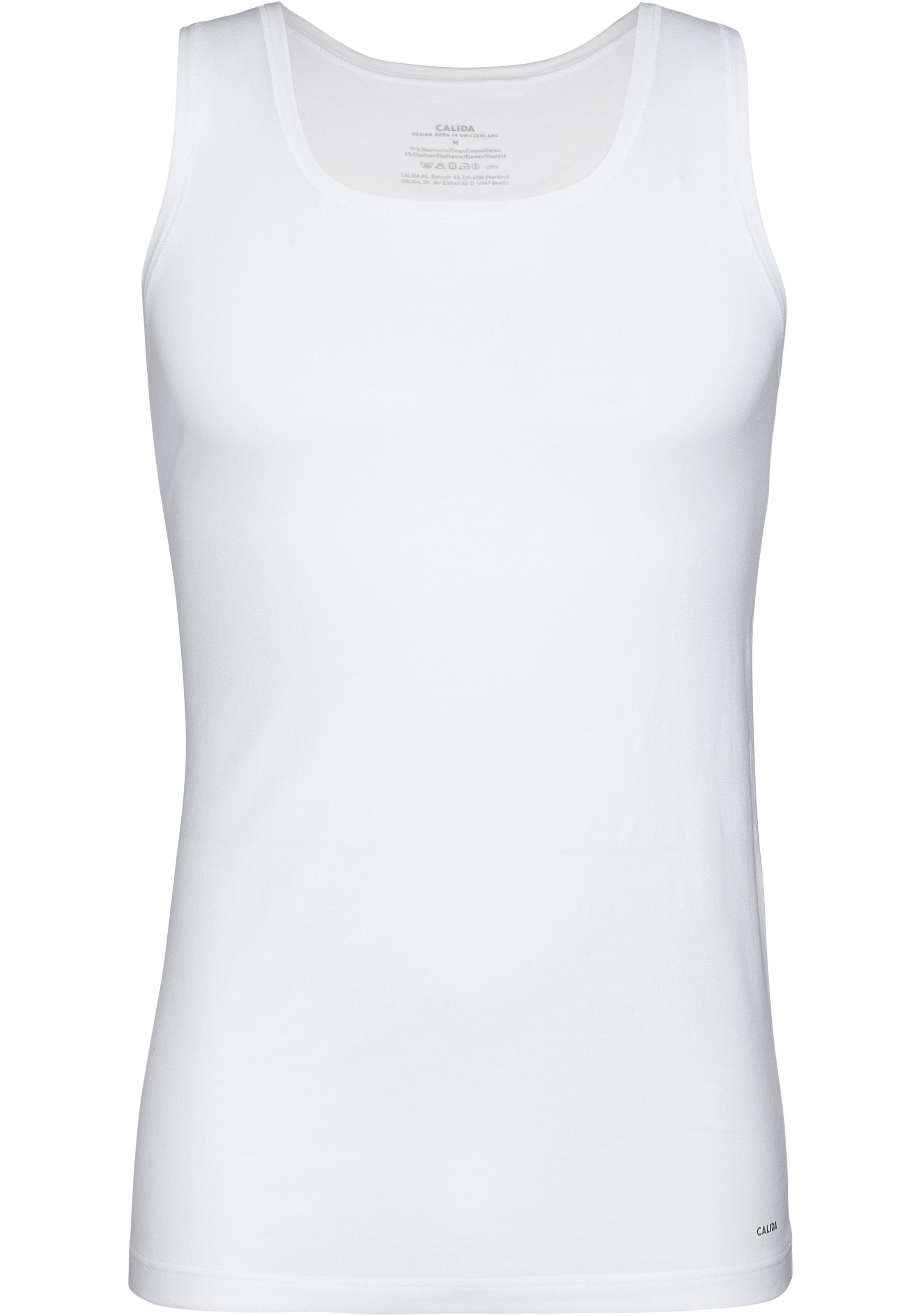 CALIDA Achseltop »Cotton Code«, mit Rundhals-Ausschnitt