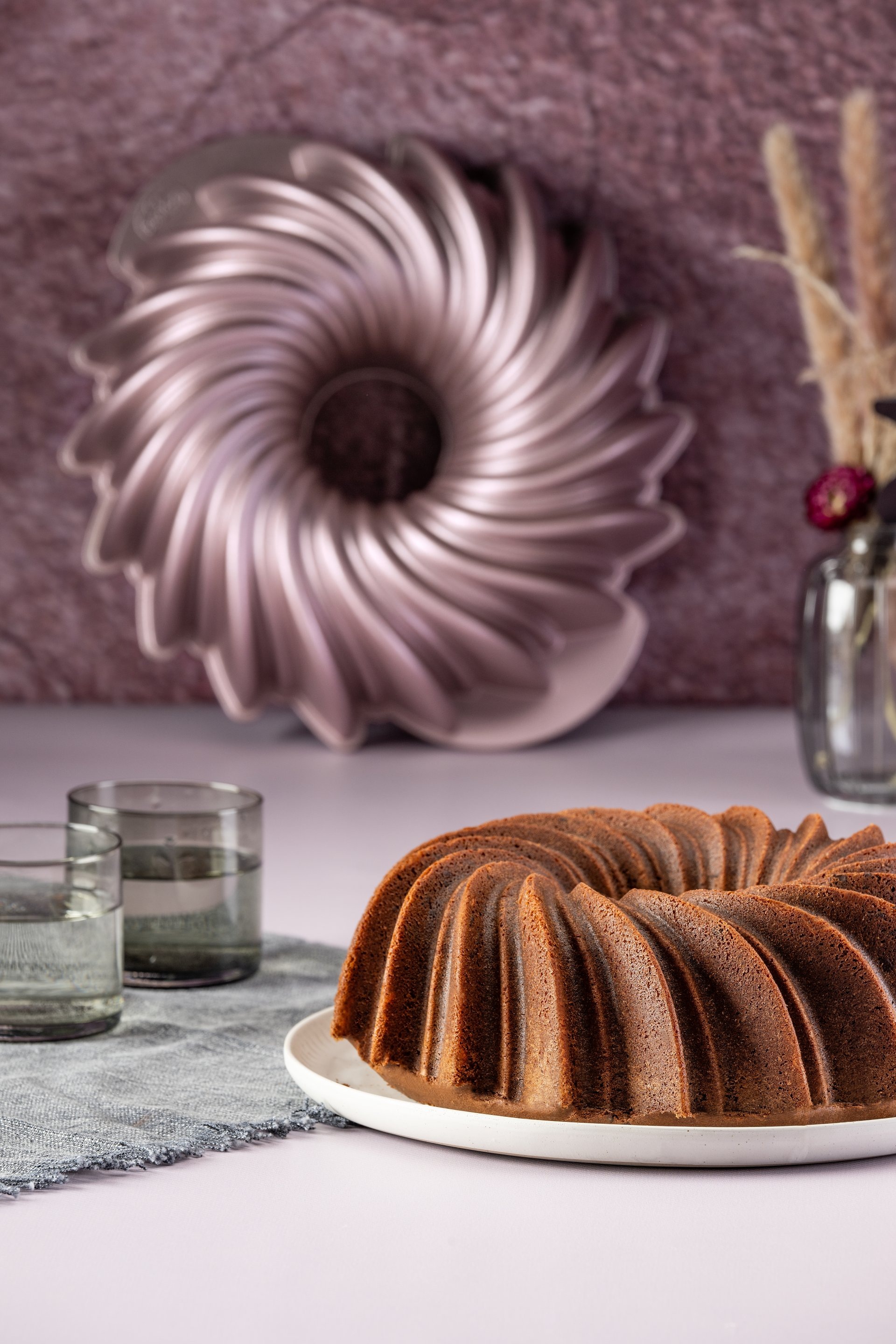 Dr. Oetker Küchenhelfer Backform »Sun« Rundform Sun – Gugelhupfform, Backform aus Aluminiumguss, +230 °C