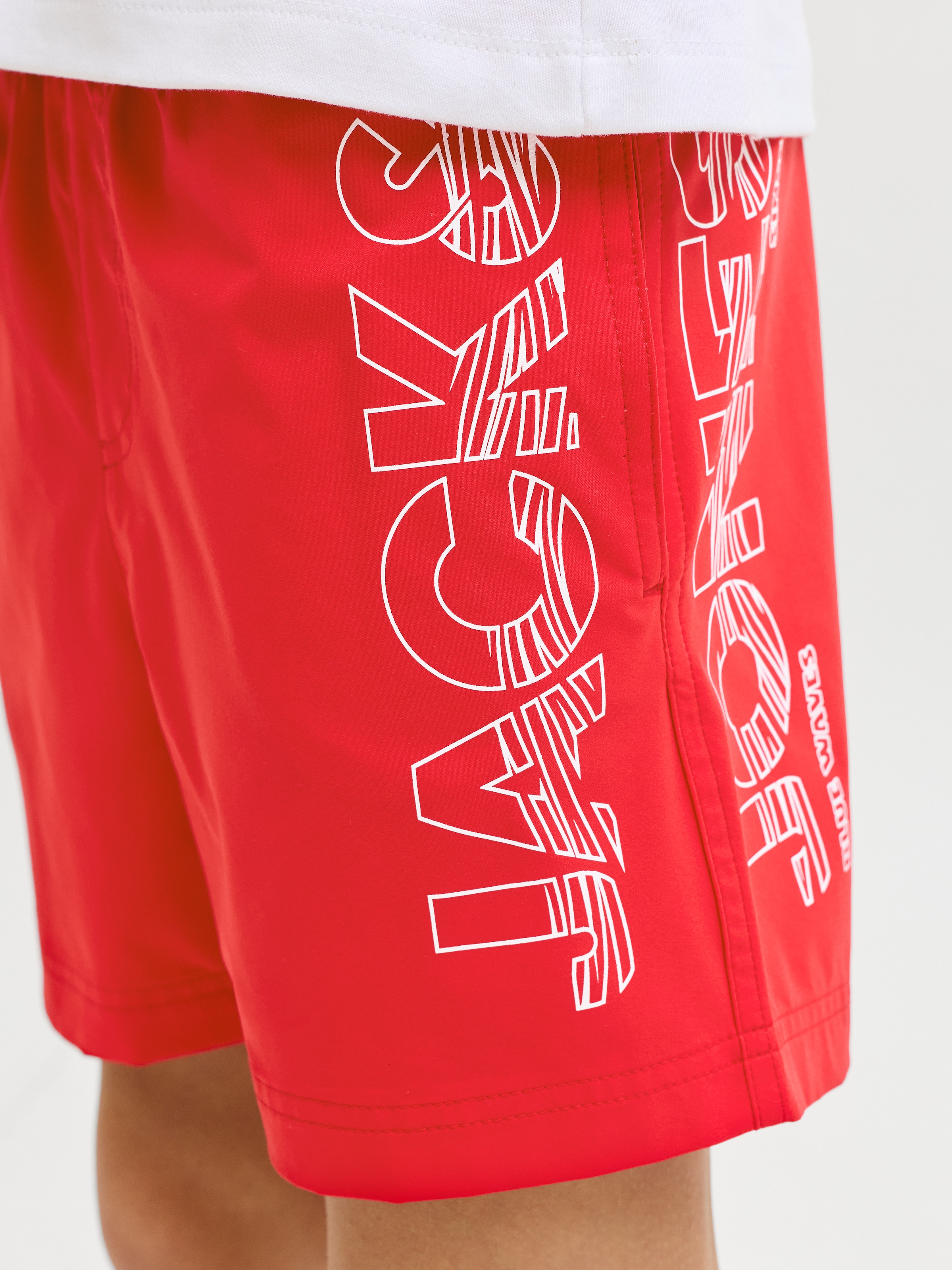 Jack & Jones Junior Badeshorts »JPSTMAUI WAVE LOGO SWIM SHORTS SN JNR«