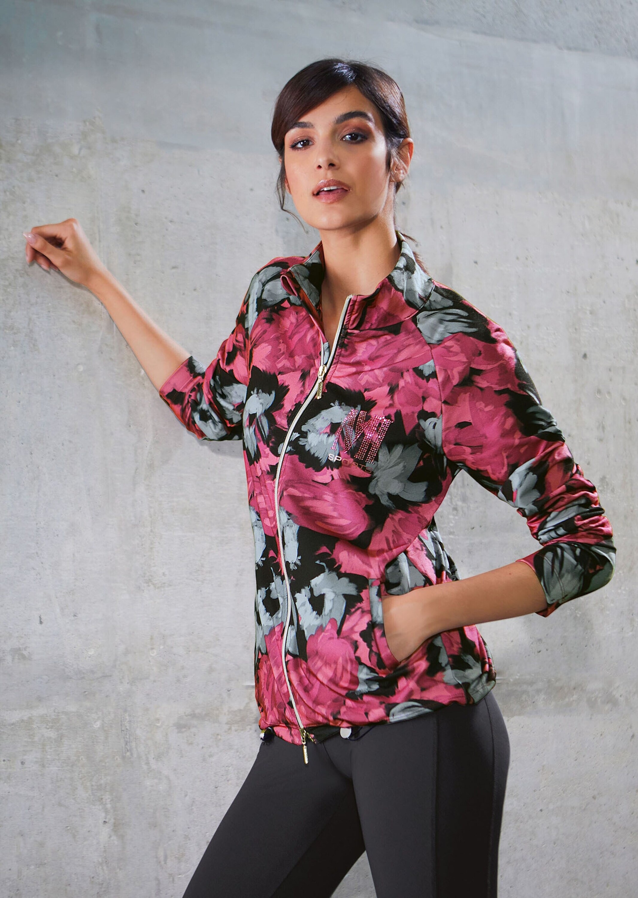 MADELEINE Outdoorjacke »Jacke Sportive Jacke mit Blumenprint«