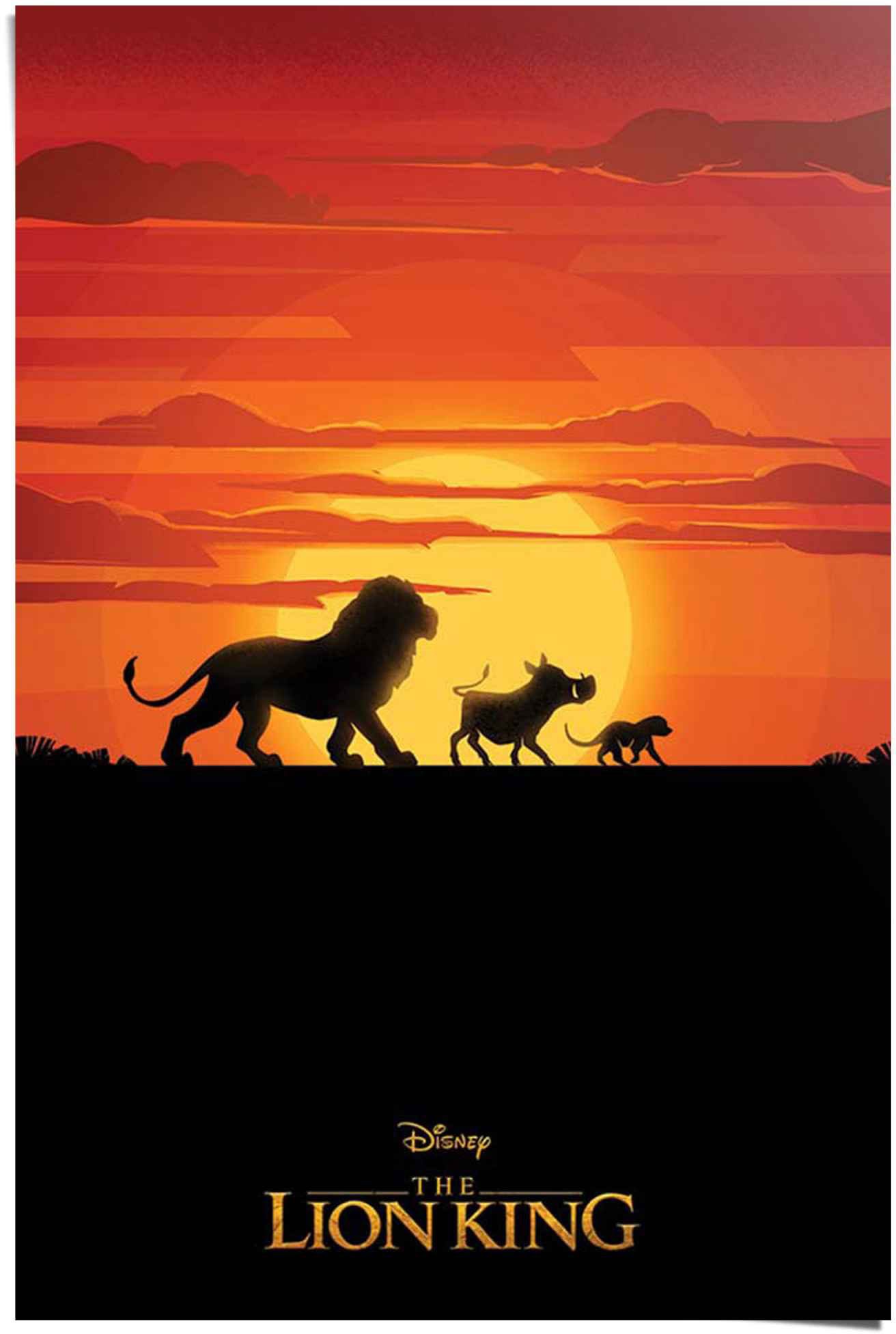 Reinders! Poster »König der Löwen Simba,Timon und Pumbaa«, (1 St.)