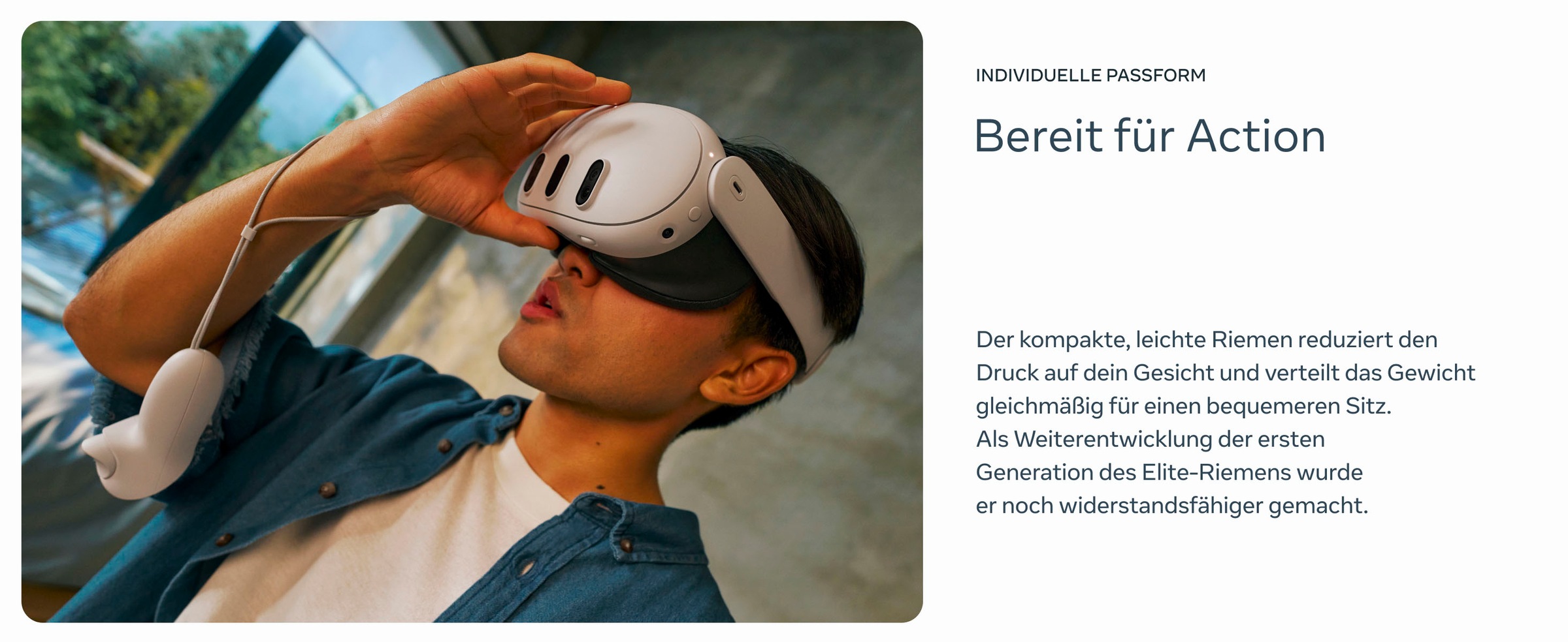 Meta Headset-Halterung »Quest 3 Elite-Riemen (Elite Strap)«