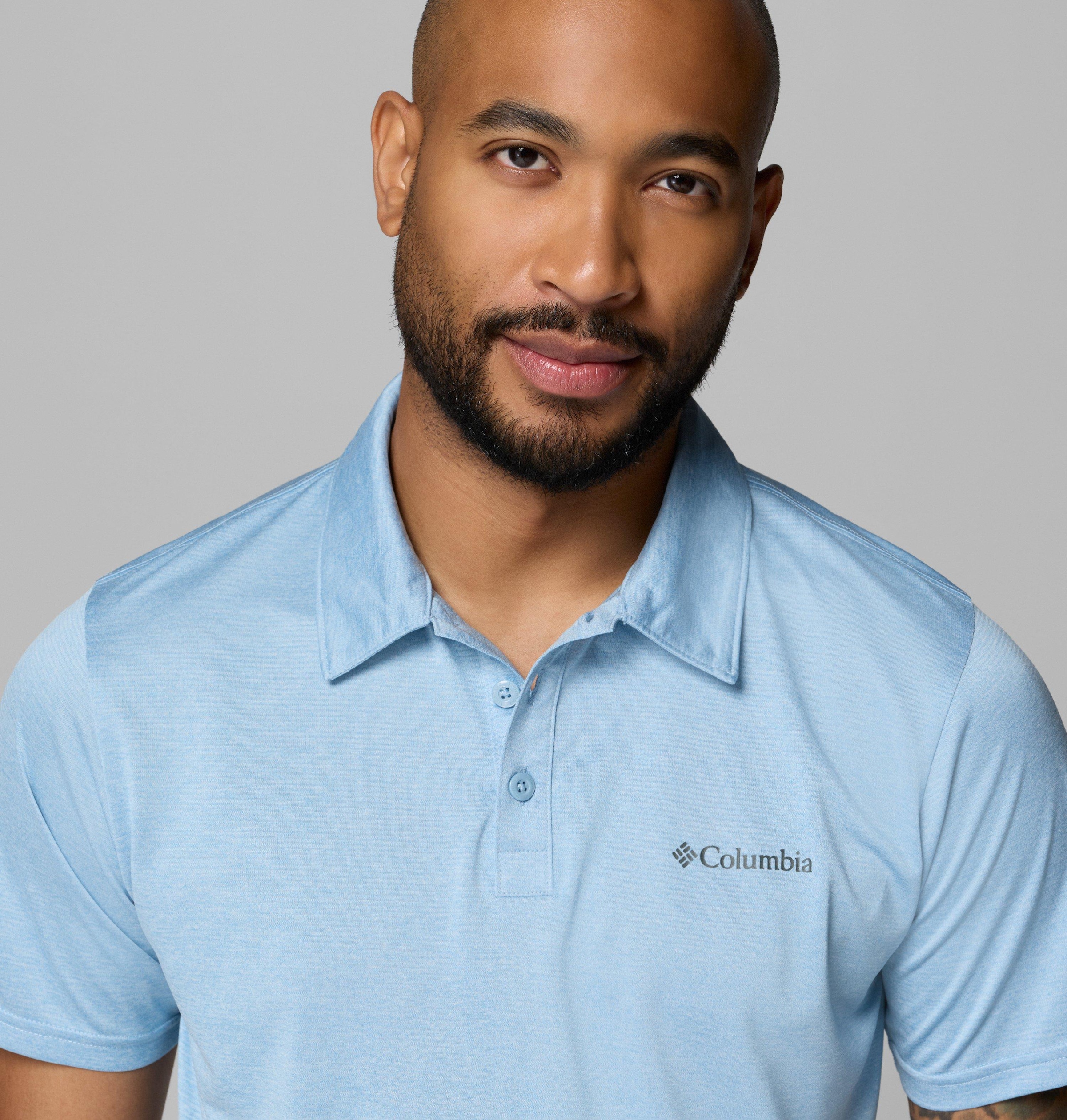 Columbia Poloshirt lockere Passform, Kurzarm, für Wanderungen und aktive Freizeit