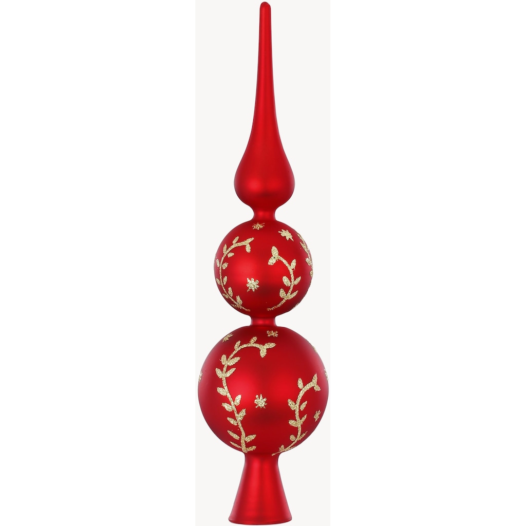 MAGIC by Inge Christbaumspitze »Merry Red, Weihnachtsdeko rot, Christbaumschmuck«, (1 tlg.)