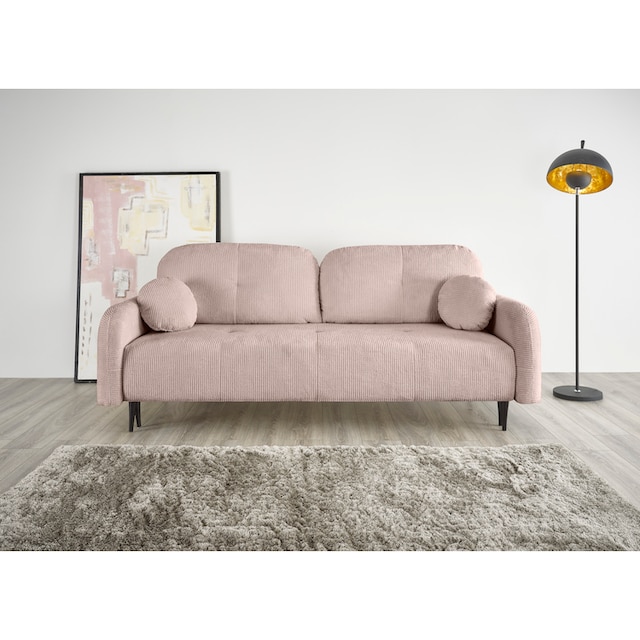 Leonique 2,5-Sitzer »BLAISE«, nachts: Schlafsofa (Liegefläche 140/200 cm),  tagsüber 3-Sitzer-Sofa im OTTO Online Shop