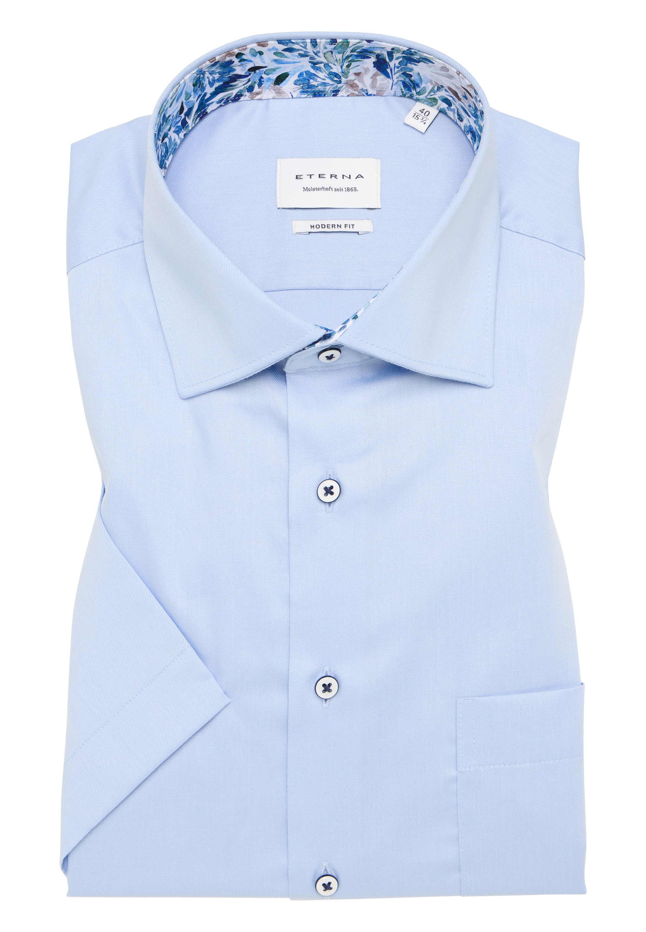Eterna Kurzarmhemd »MODERN FIT«, NON IRON (bügelfrei)