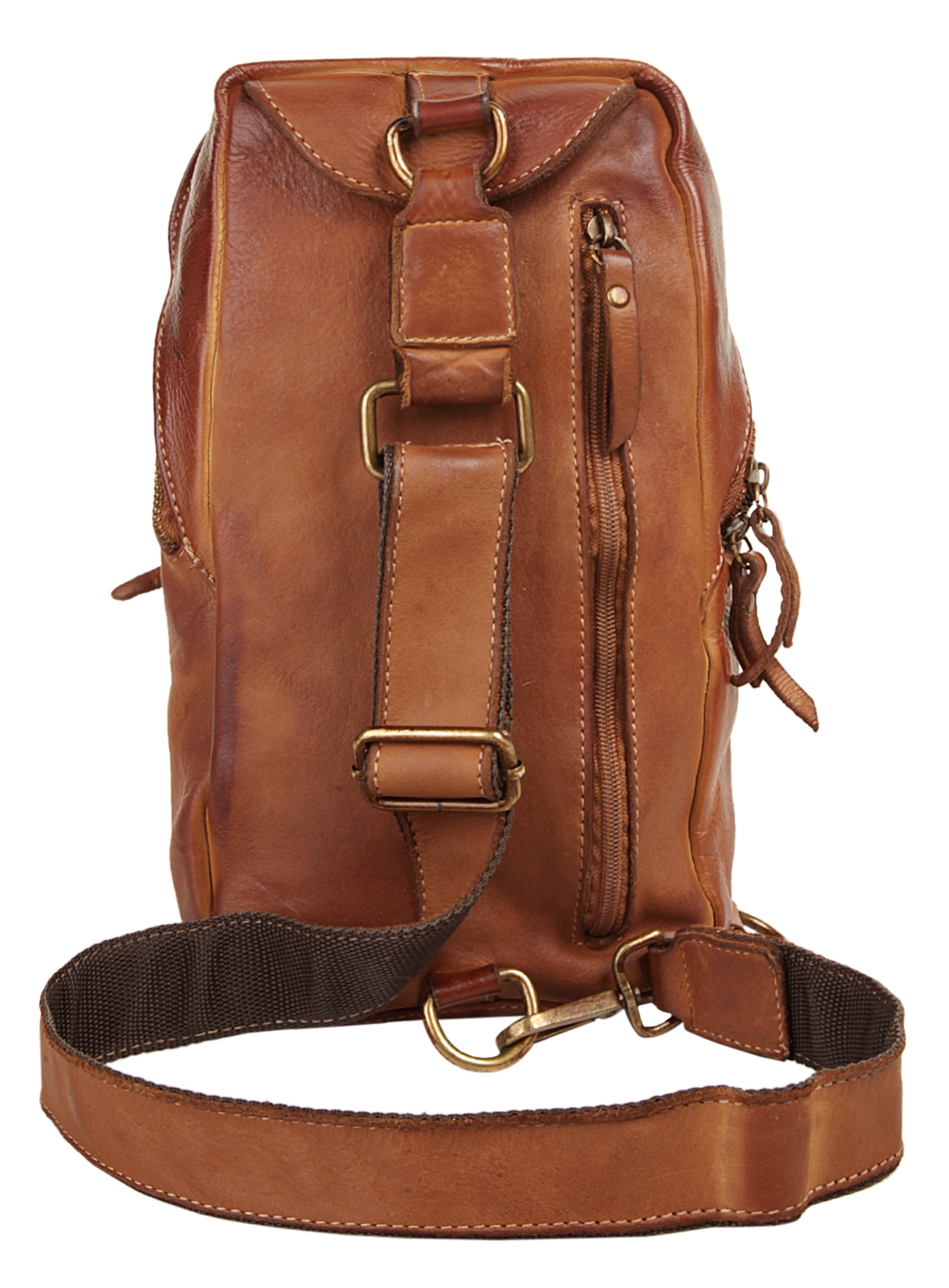 X-Zone Umhängetasche echt Leder, Made in Italy