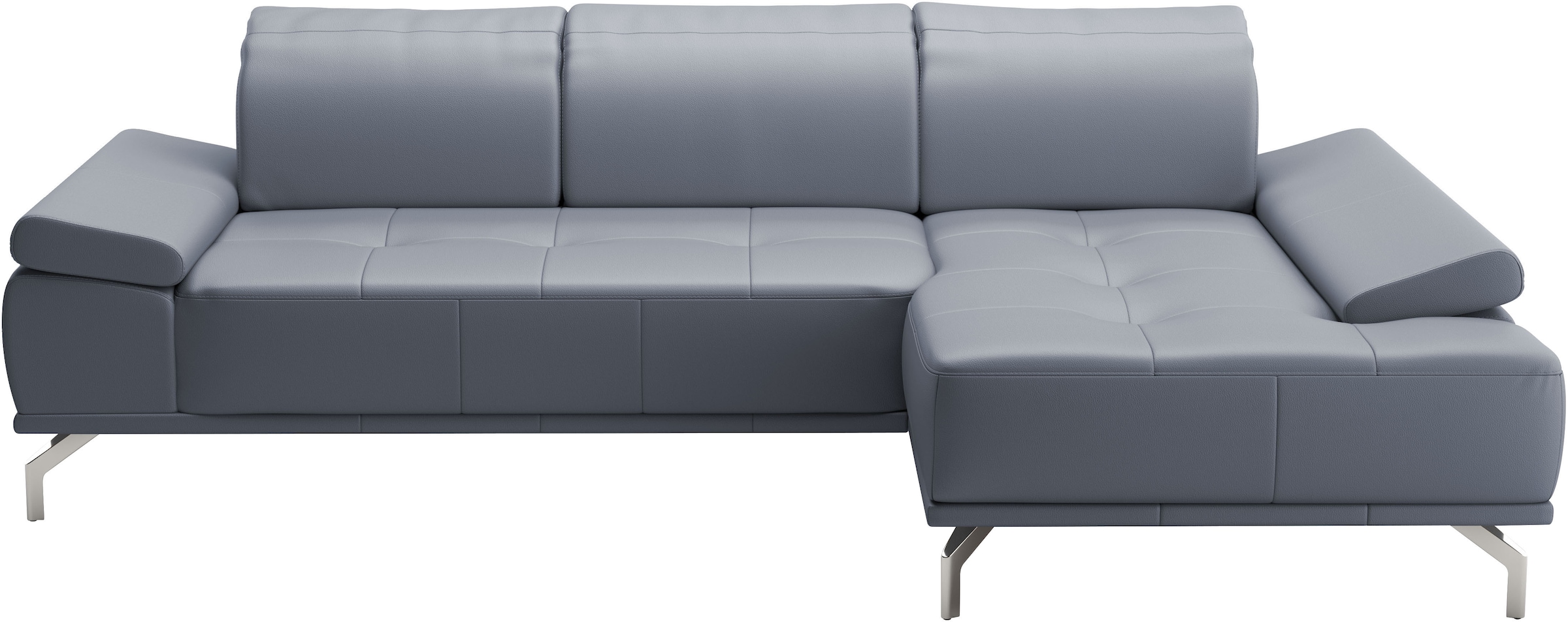 Places of Style Ecksofa »Caluna«, Inkl.Sitztiefenverstellung, wahlweise mit Kopf- und Armteilverstellung