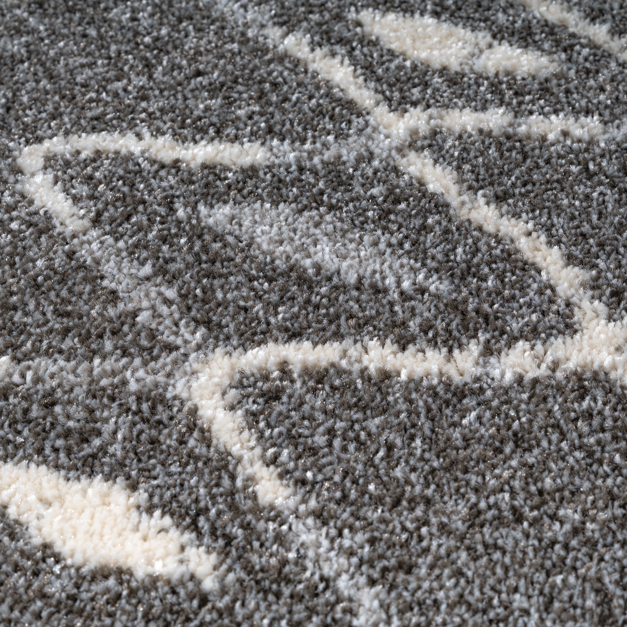 Sanat Teppich »Boho 8200« rund 10 mm Höhe Kurzflor, robust, Boho, Scandic, für Fussbodenheizung geeignet