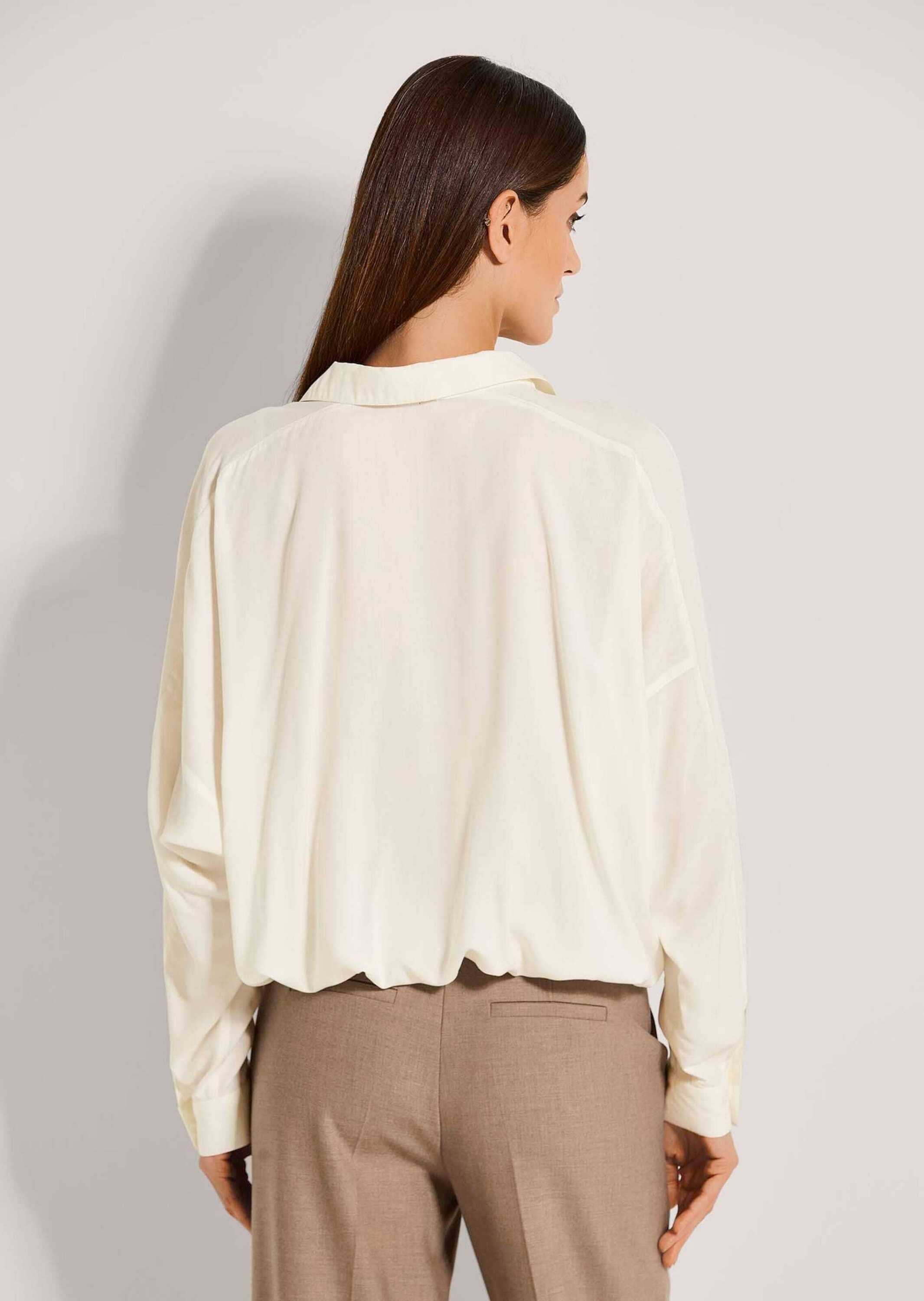 MADELEINE Langarmbluse »Bluse Bluse im Wickel-Look«