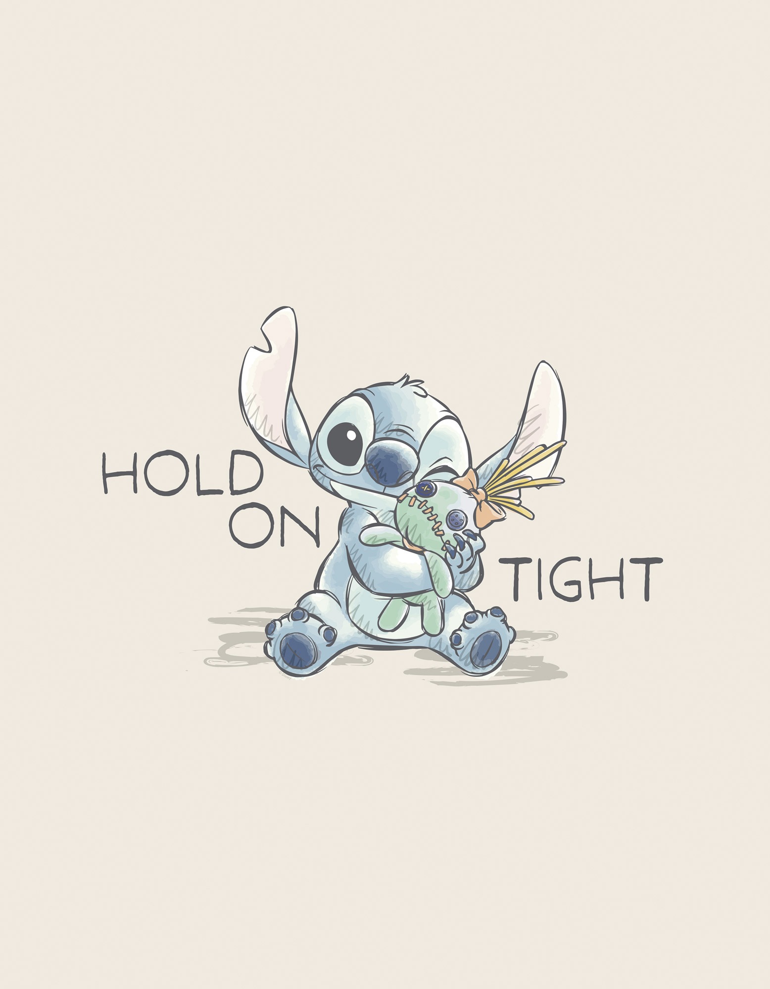 Komar Leinwandbild »Disney Lilo and Stitch Hold On Tight«, Disney, (1 St.), 30 x 40 cm (Breite x Höhe) - Kinderzimmer, Dekoration