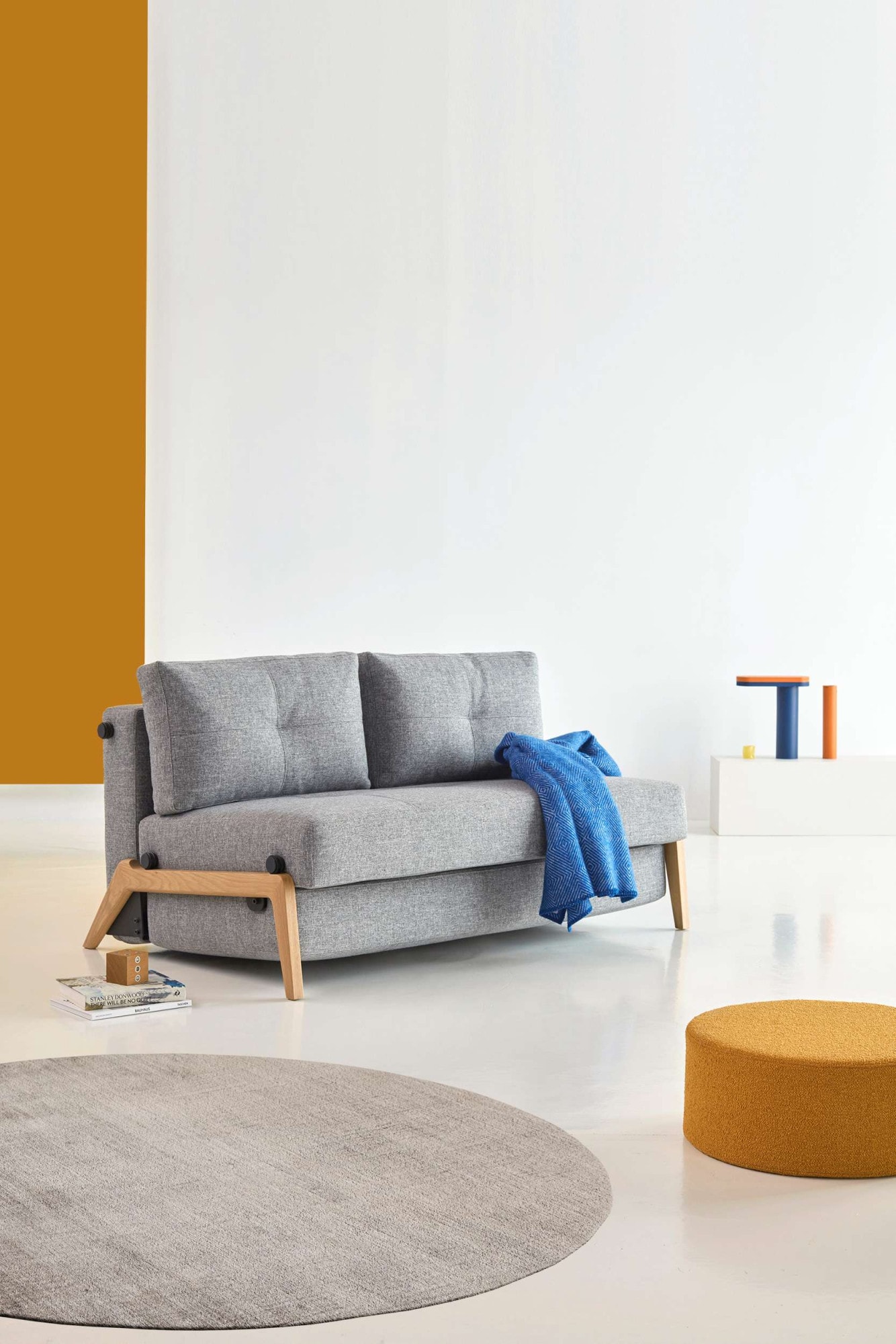 INNOVATION LIVING ™ Schlafsofa »Cubed Klappsofa, hochwertige Schlaffunktion, Design und extra Komfort«, Frontauszug, sehr platzsparend, abgewinkelt Sitzen, waagerecht liegen