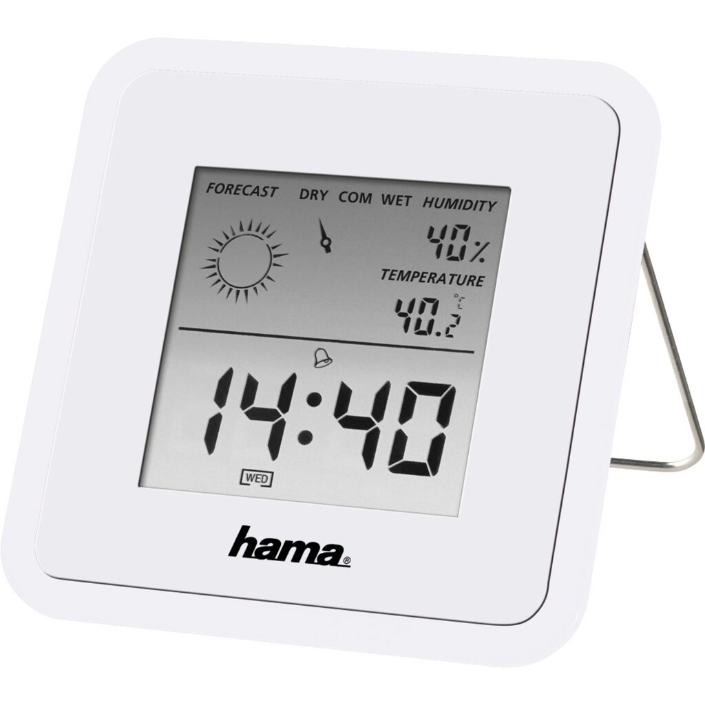 Hama Wetterstation »Thermo-/Hygrometer "TH50", Weiß«