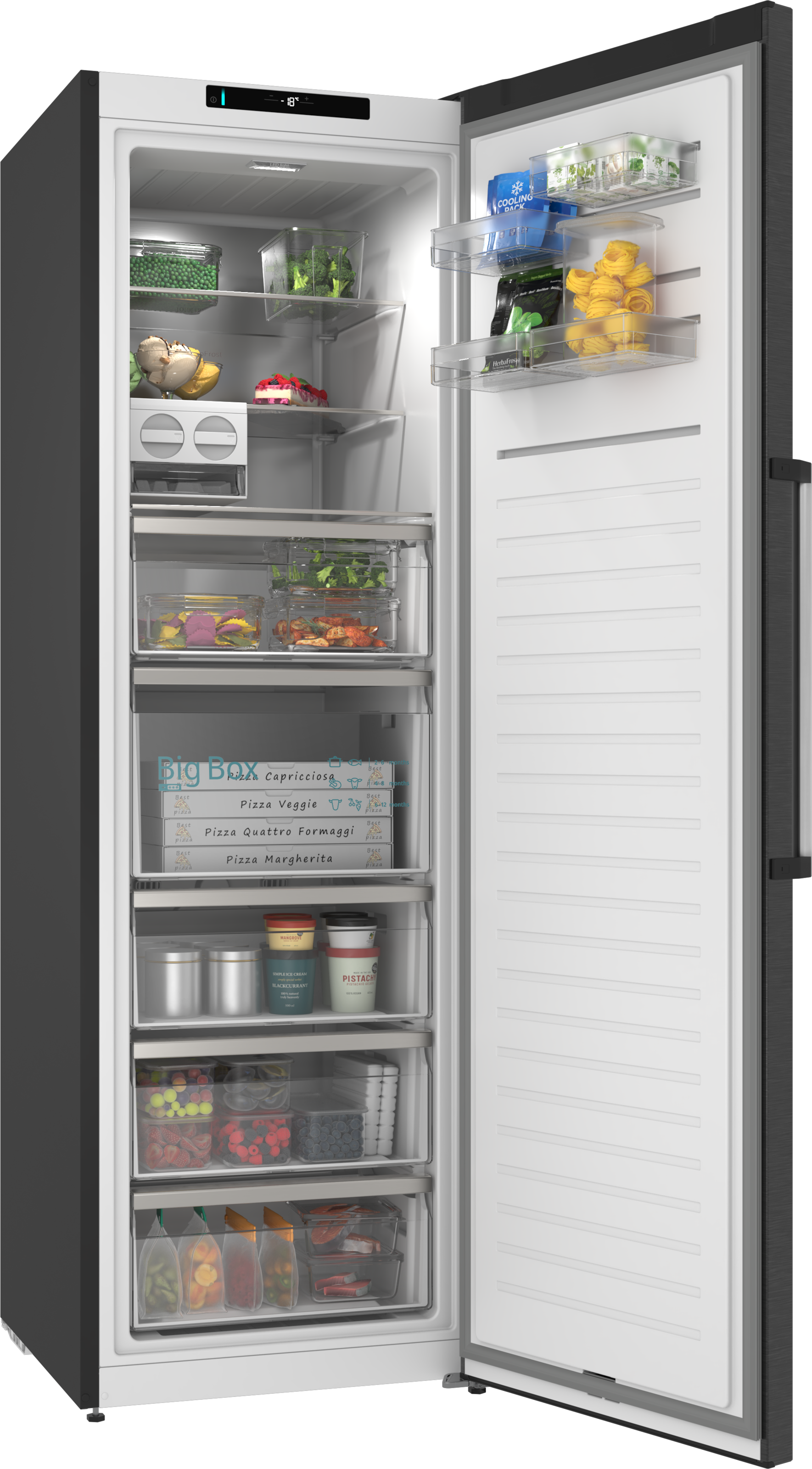 SIEMENS Gefrierschrank NoFrost iQ500 »GS36NAXCG« 186,2 cm hoch 59,5 cm breit
