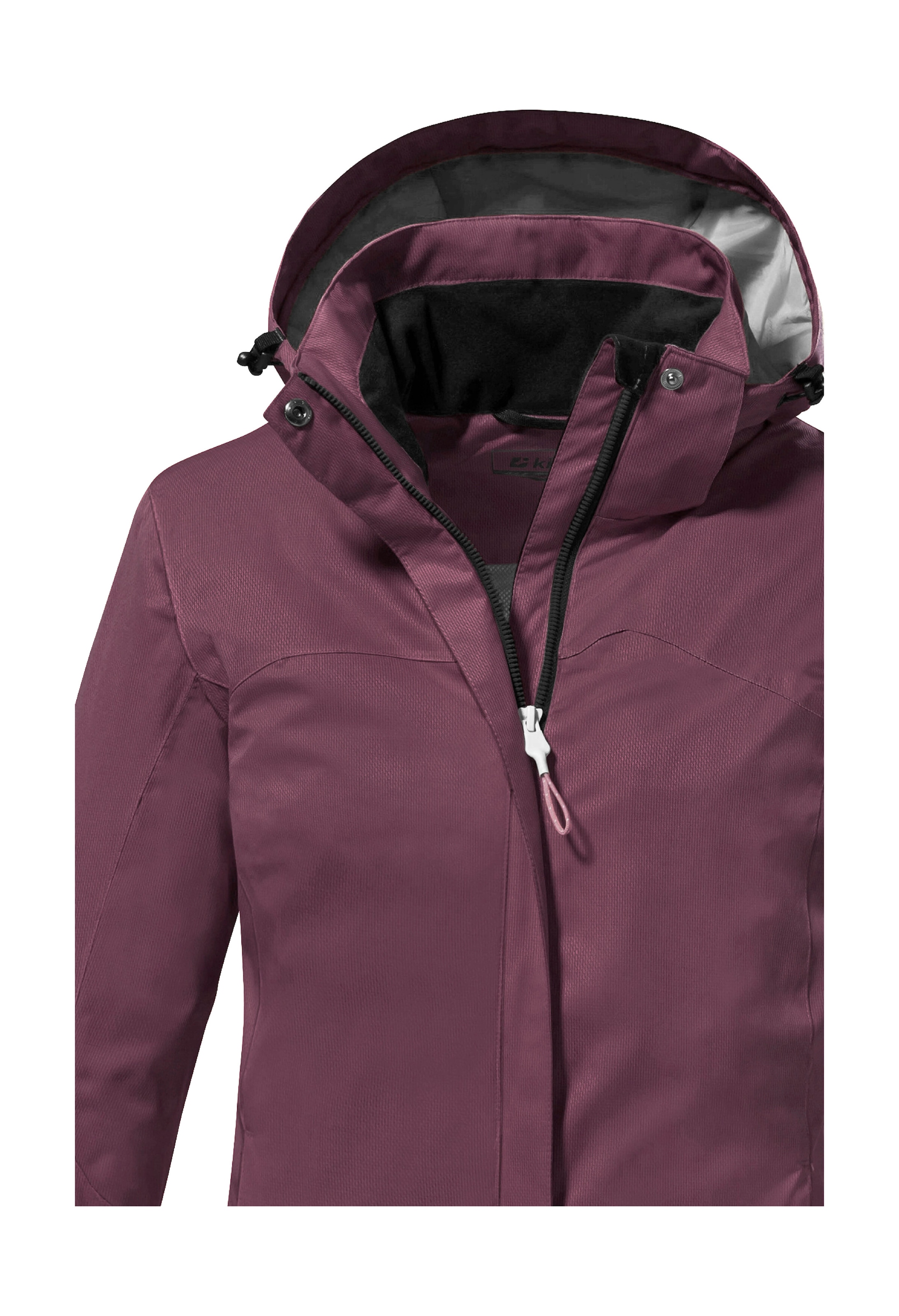 Killtec Outdoorjacke »KOS 133 WMN JCKT«, Wasser- und winddichte Damenjacke mit abnehmbarer Kapuze, PFAS-frei