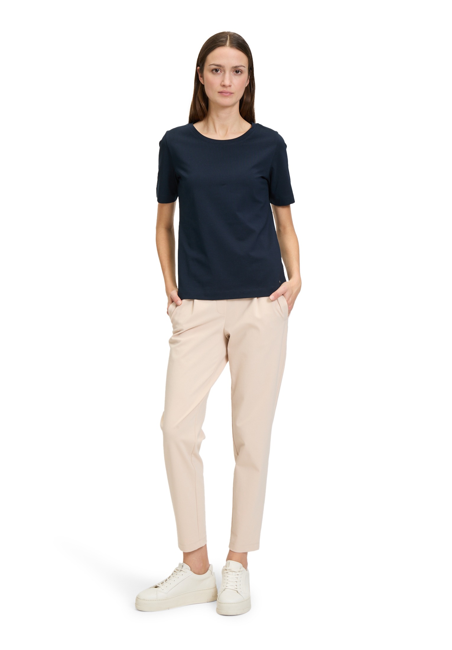 Betty&Co T-Shirt »Basic Shirt mit Rundhalsausschnitt«