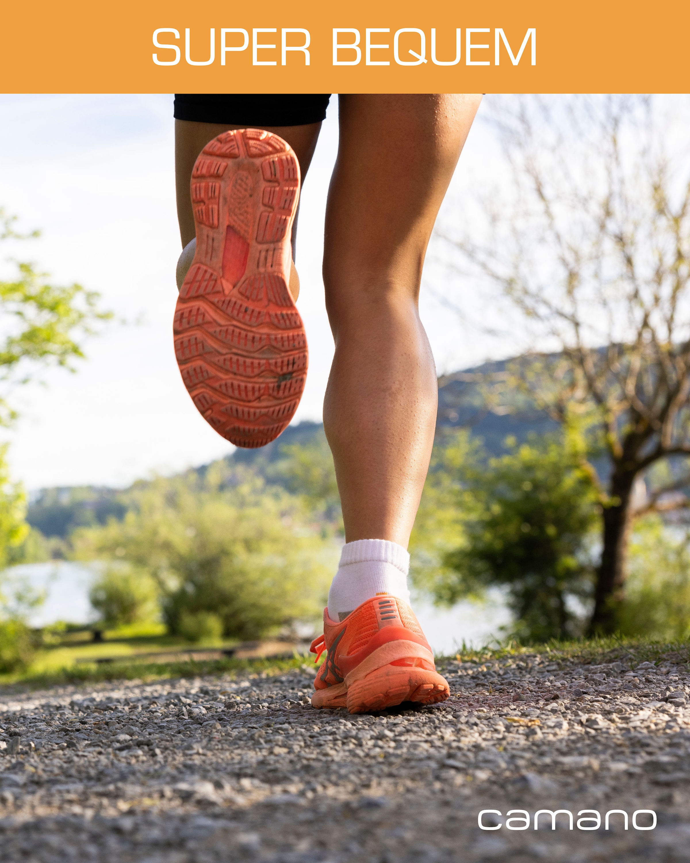 Camano Sportsocken »function«, (4er Pack), mit entlastender Halbplüschsohle