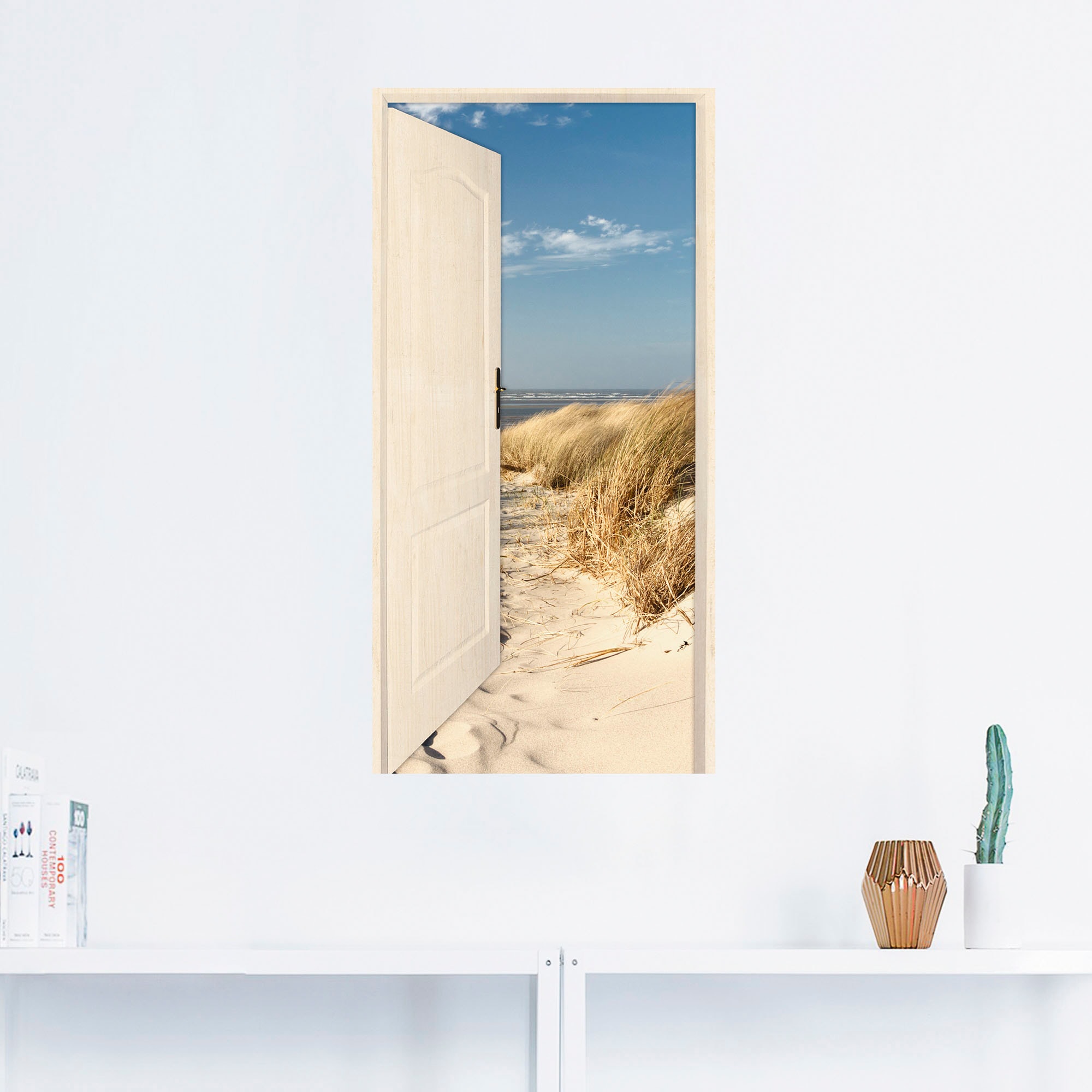 Artland Wandbild »Nordseestrand auf Langeoog«, Strand, (1 St.), als Poster, Wandaufkleber in verschied. Größen
