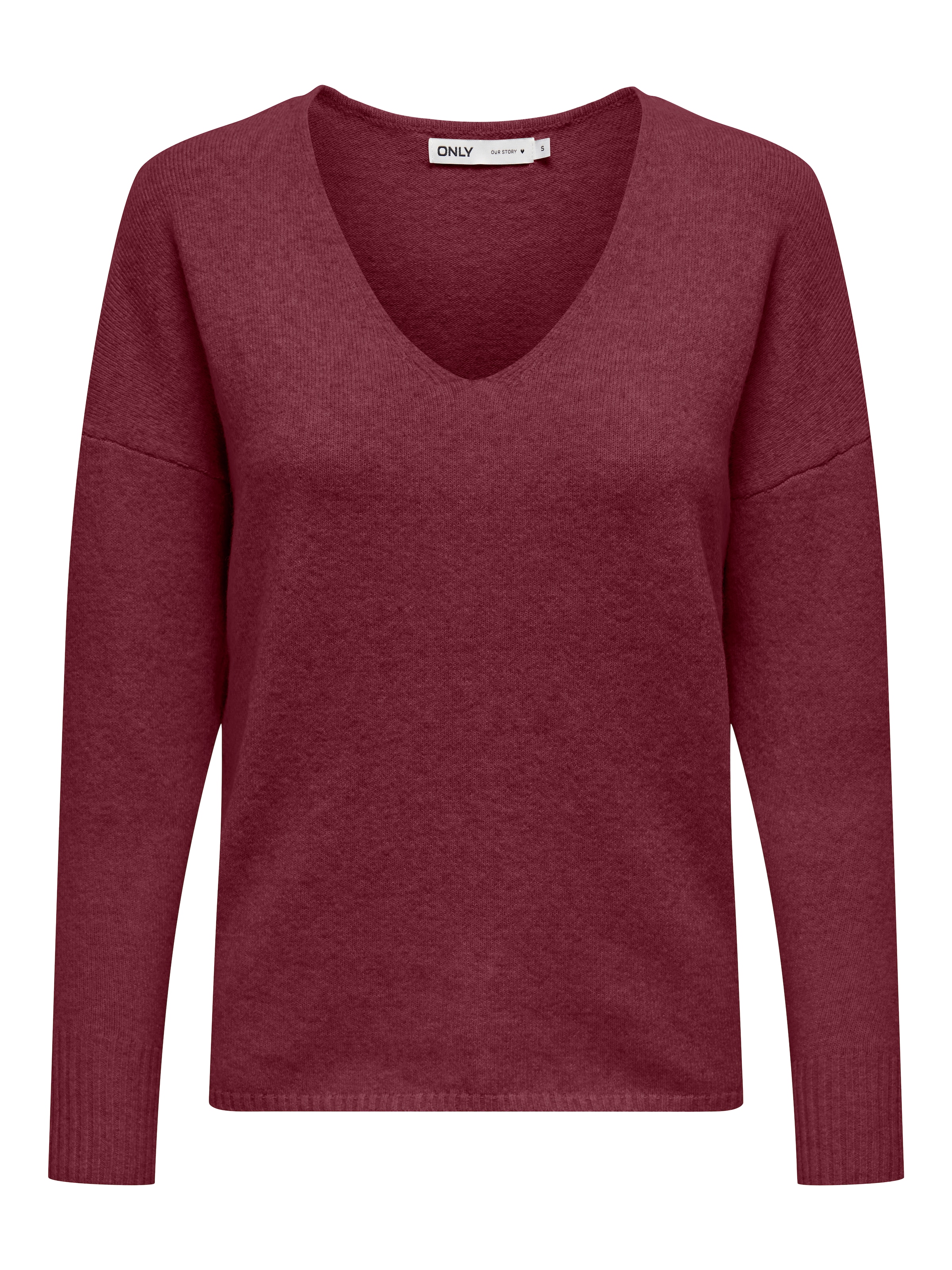 ONLY V-Ausschnitt-Pullover »ONLRICA LIFE L/S V-NECK PULLO KNT NOOS«
