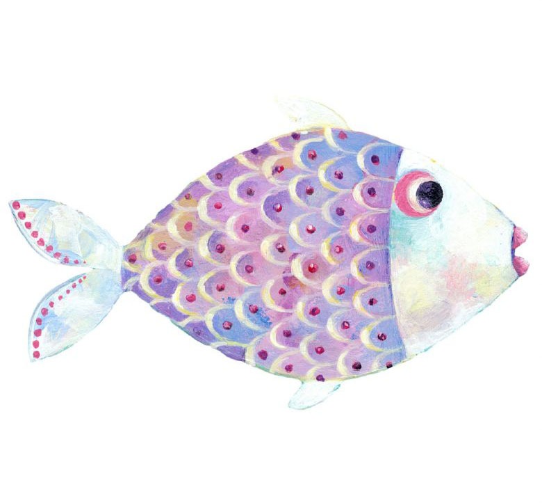 Wall-Art Wandtattoo »Märchenhaft Der kleine Fisch«, (1 St.)