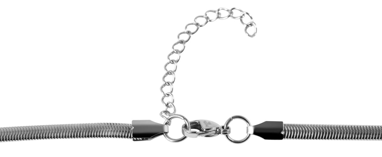 Adelia´s Edelstahlkette »Adelia's Damen Edelstahl Schlangenkette Halskette 42 cm«
