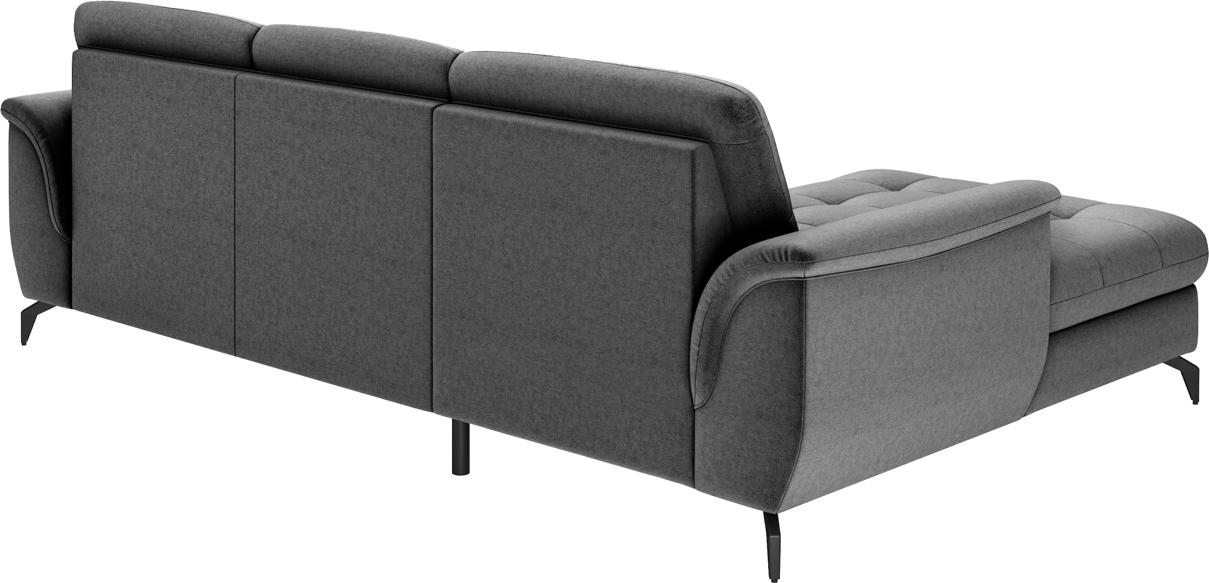 sit&more Ecksofa »Zora L-Form«, wahlweise mit Bettfunktion und Bettkasten