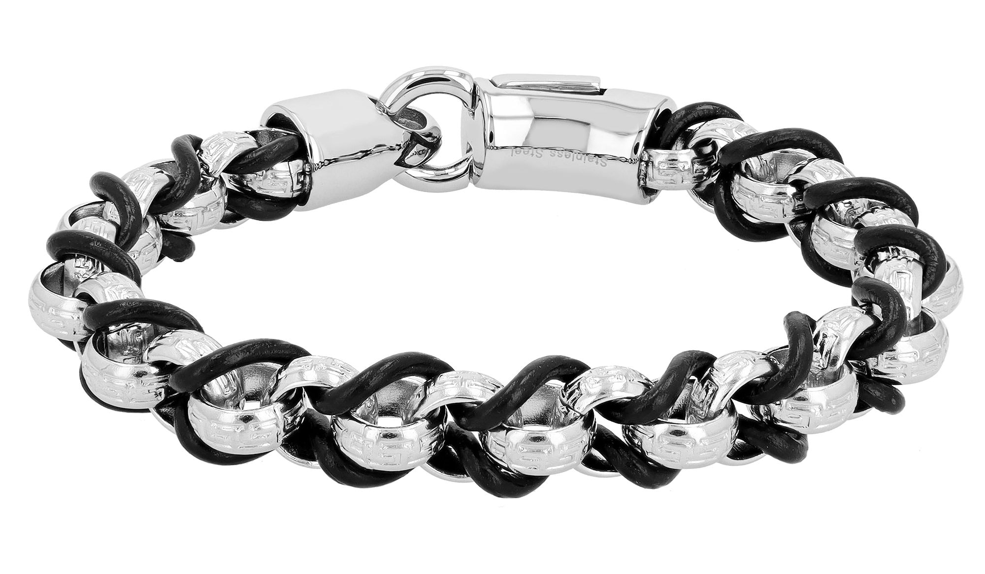 Adelia´s Armband »Herren Armband aus Leder 19 cm«