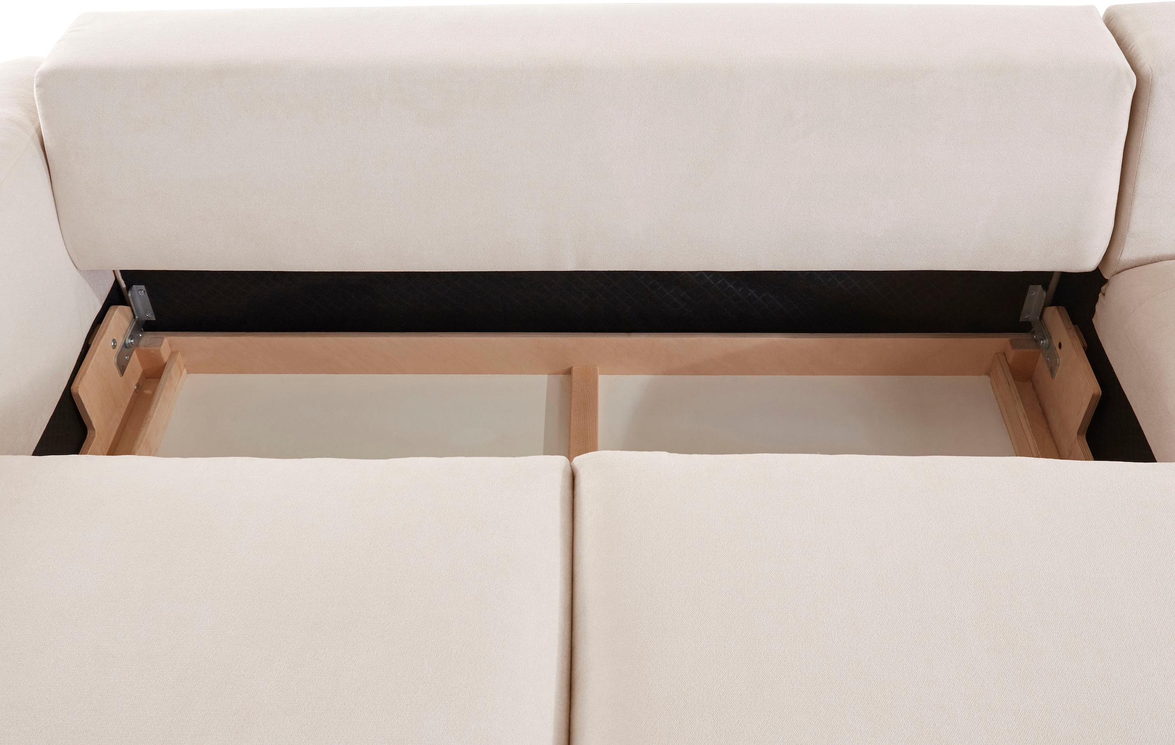 Places of Style Ecksofa »Bloomfield, bequem und elegant, L-Form«, wahlweise mit Bettfunktion und Bettkasten
