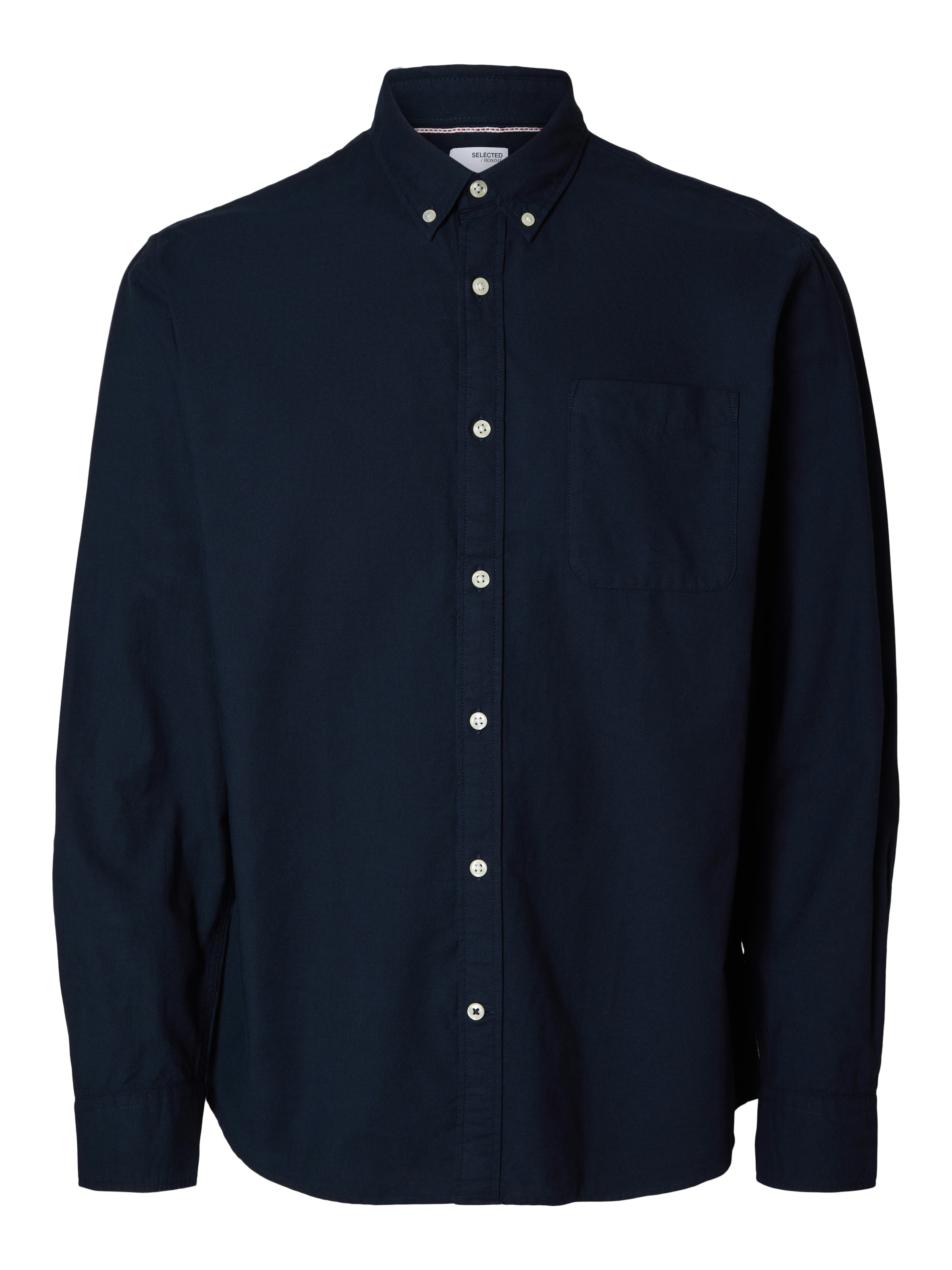 SELECTED Langarmhemd »SLHREG-MAT OX LS SHIRT D«