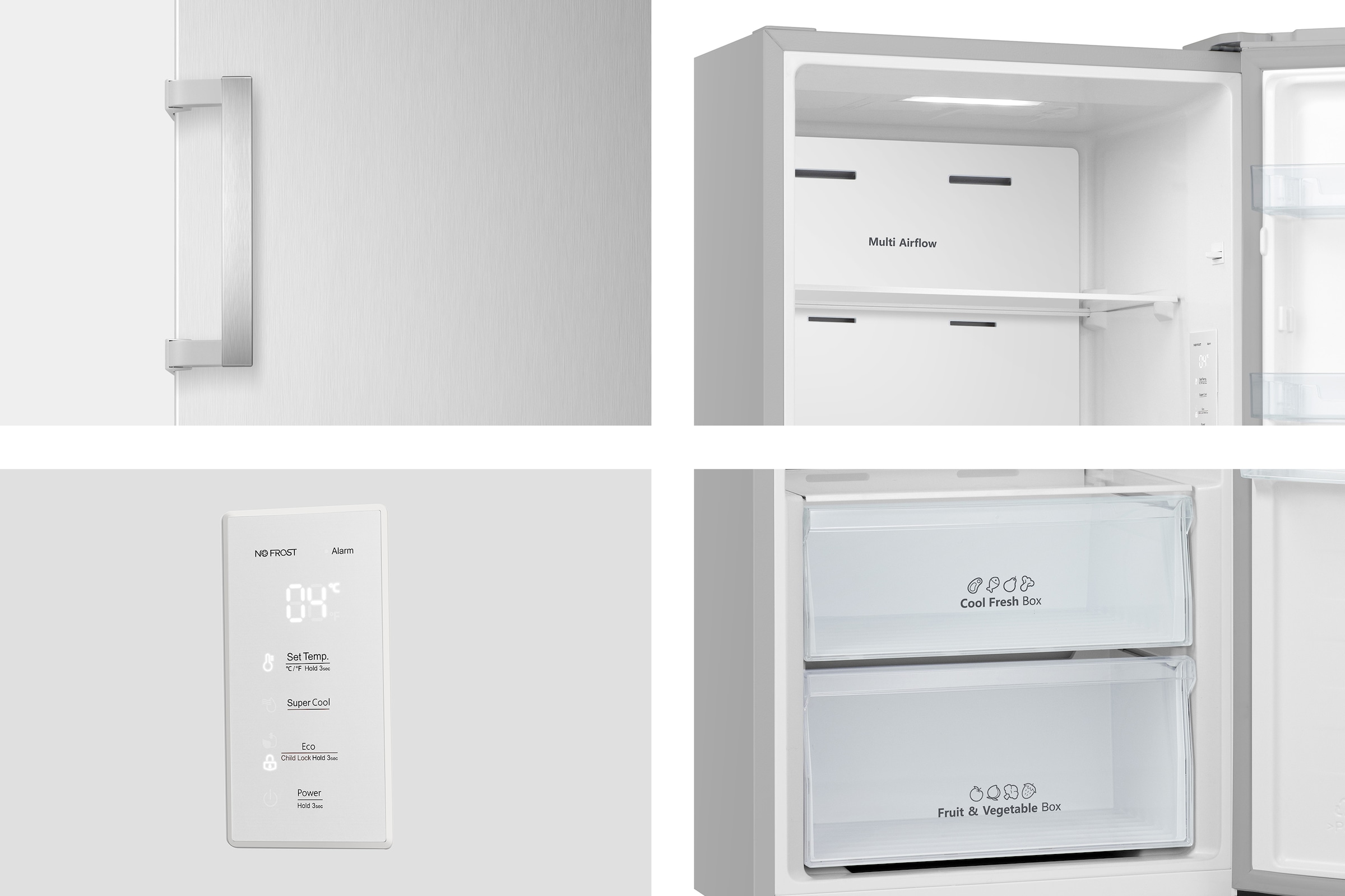 Hisense Kühlschrank »RL3N319NEIC« 172 cm hoch 59,5 cm breit MultiAirFlow-System