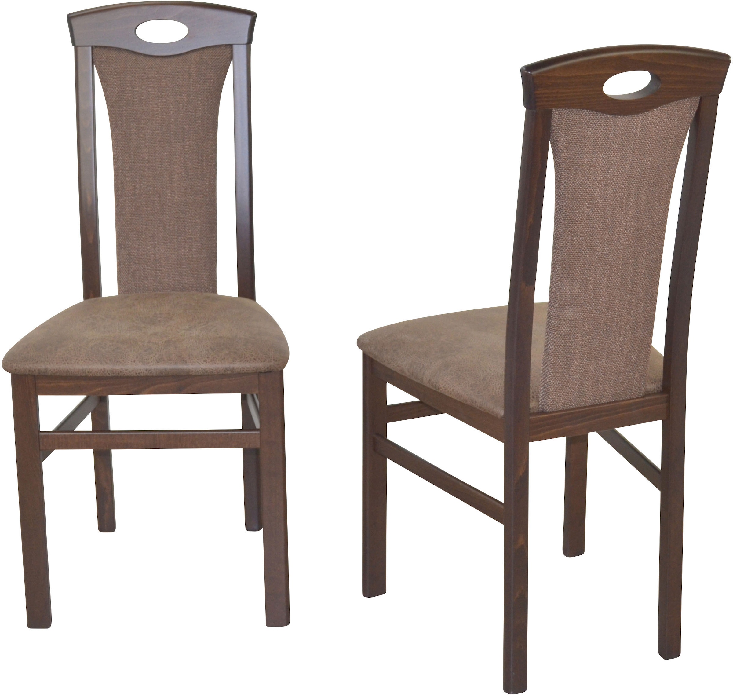 HOFMANN LIVING AND MORE Essgruppe »3tlg. Tischgruppe« Spar-Set, 3tlg. Tischgruppe, 3 Stk. tlg. Stühle montiert