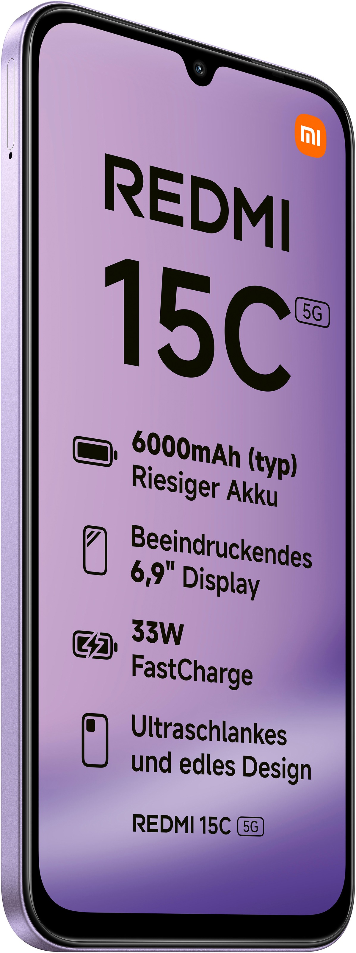 Xiaomi Smartphone »Redmi 15C 5G 4+128GB«, Dusk Purple